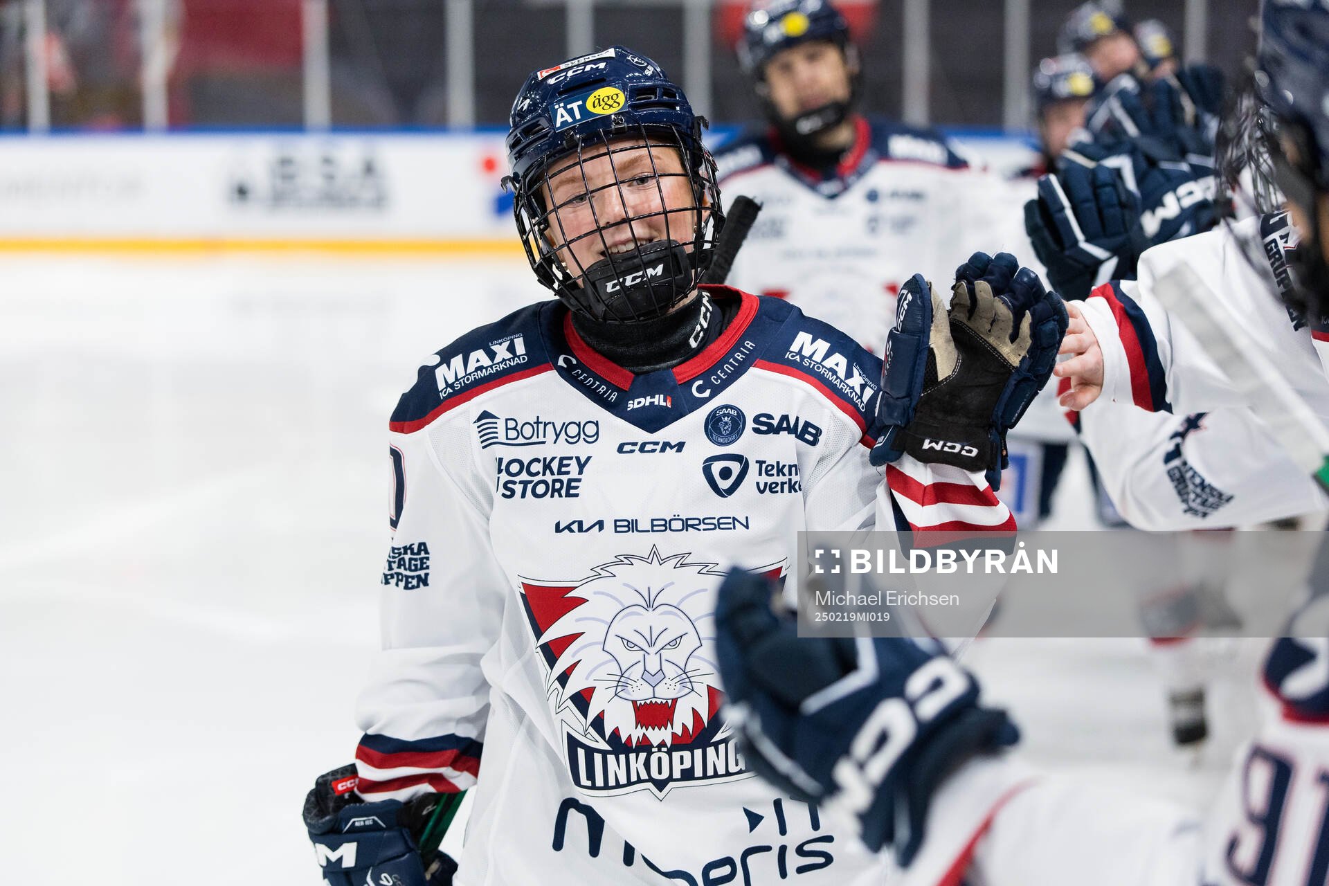 Linköpings Felicia Levin jublar