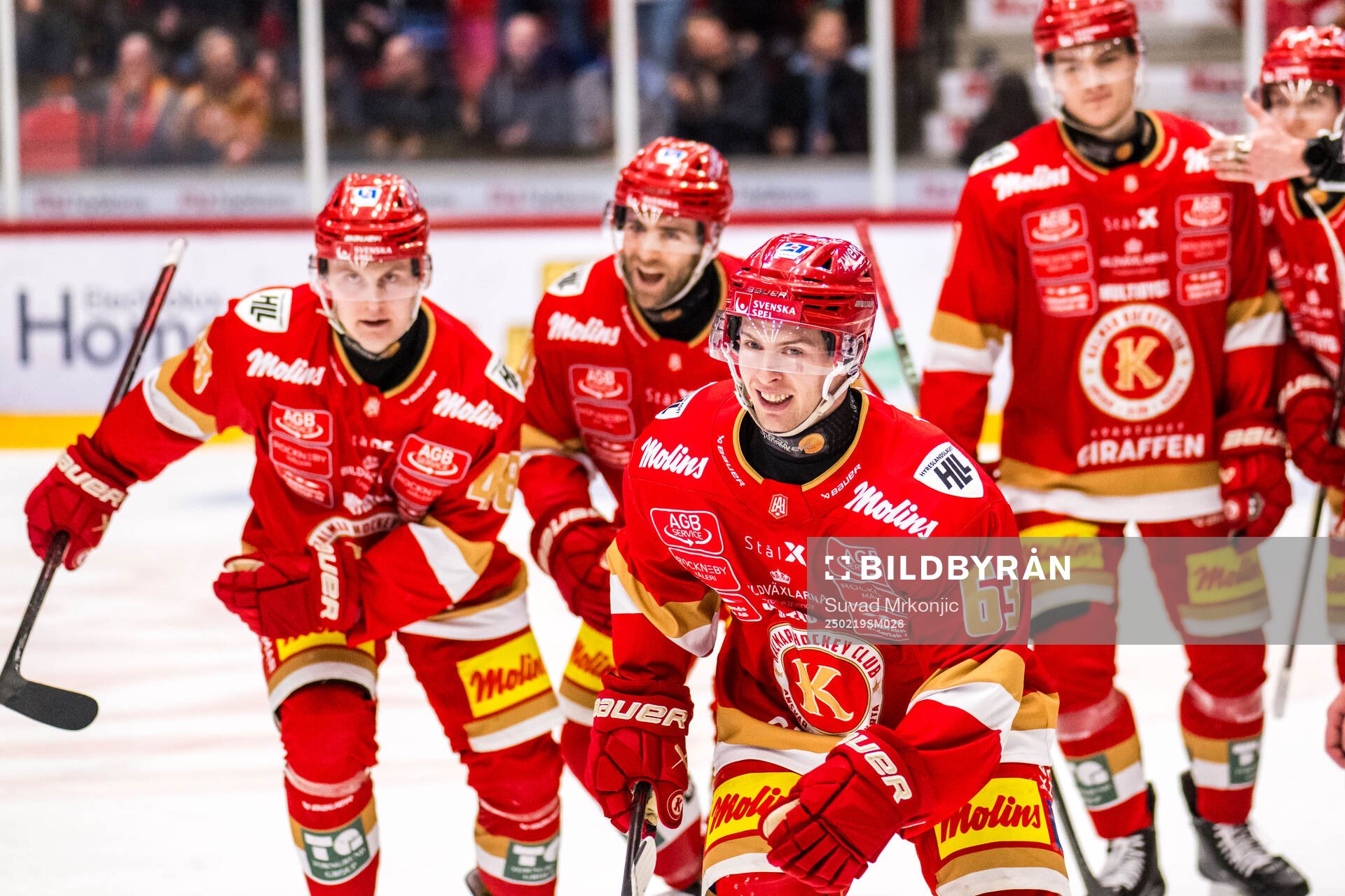 Kalmars Matt Fonteyne jublar