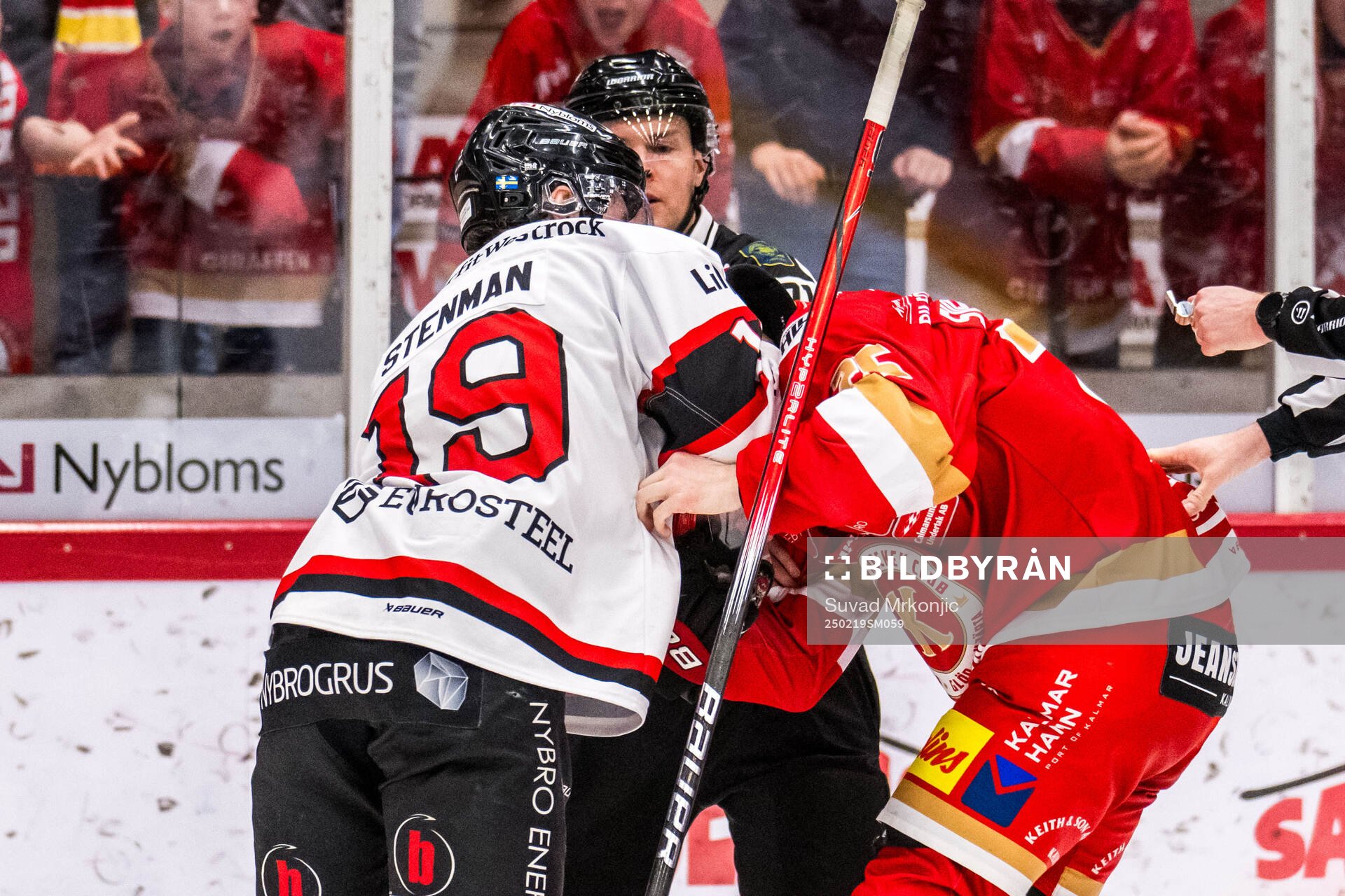 Nybros Elias Stenman och Kalmars Joel Svensson