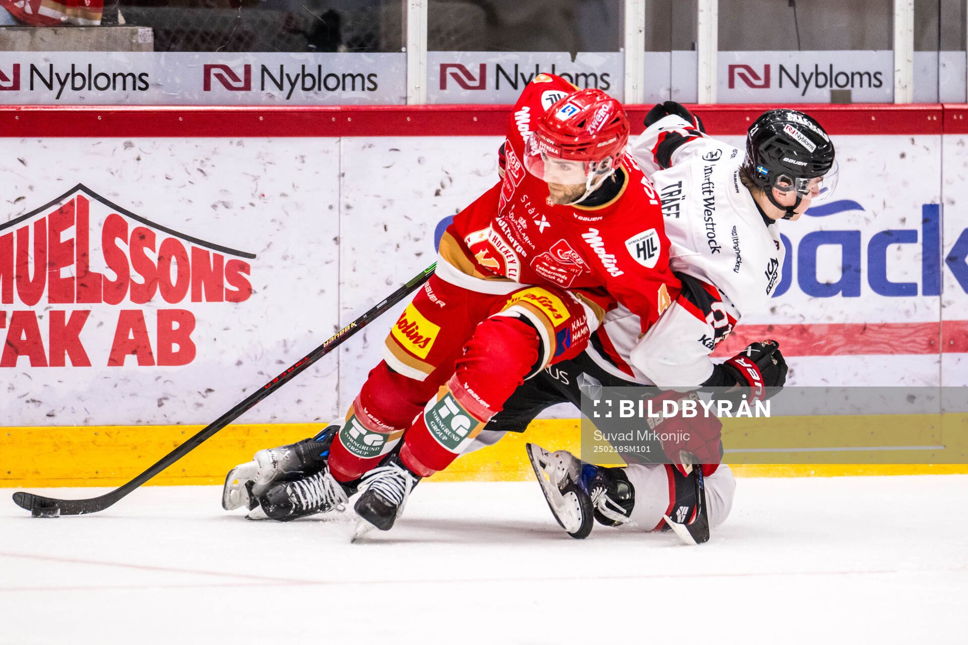 Kalmars Trevor Cosgrove och Nybros Herman Träff