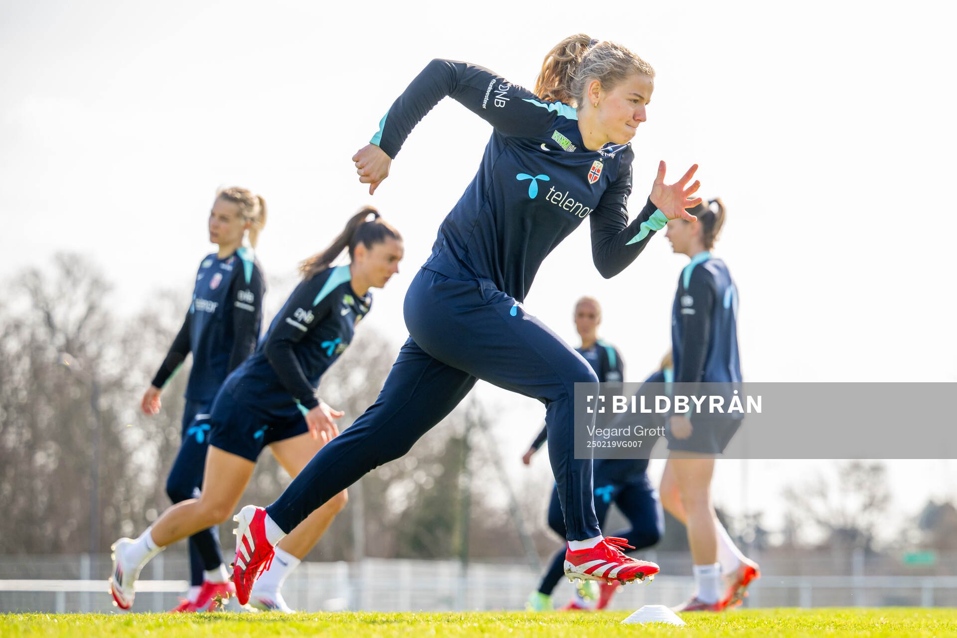 Justine Kielland of the Norwegian women's national football
