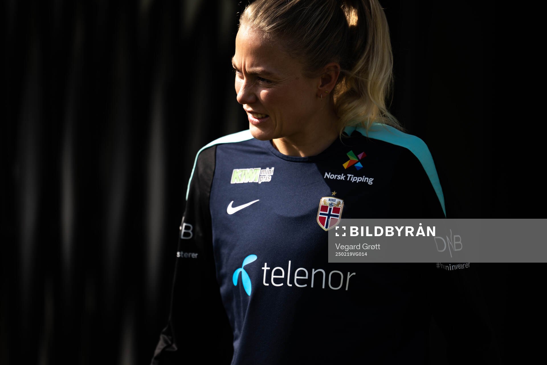 Guro Bergsvand of the Norwegian women's national football