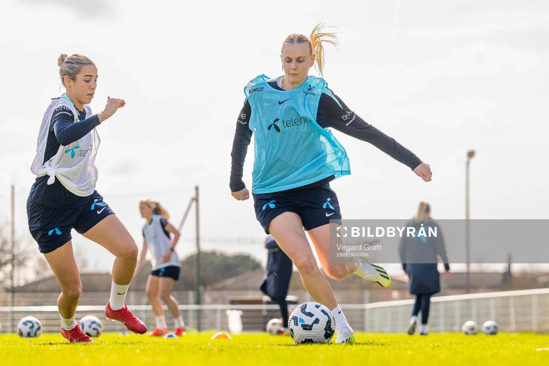 Celin Bizet Ildhusøy and Karina Sævik of the Norwegian