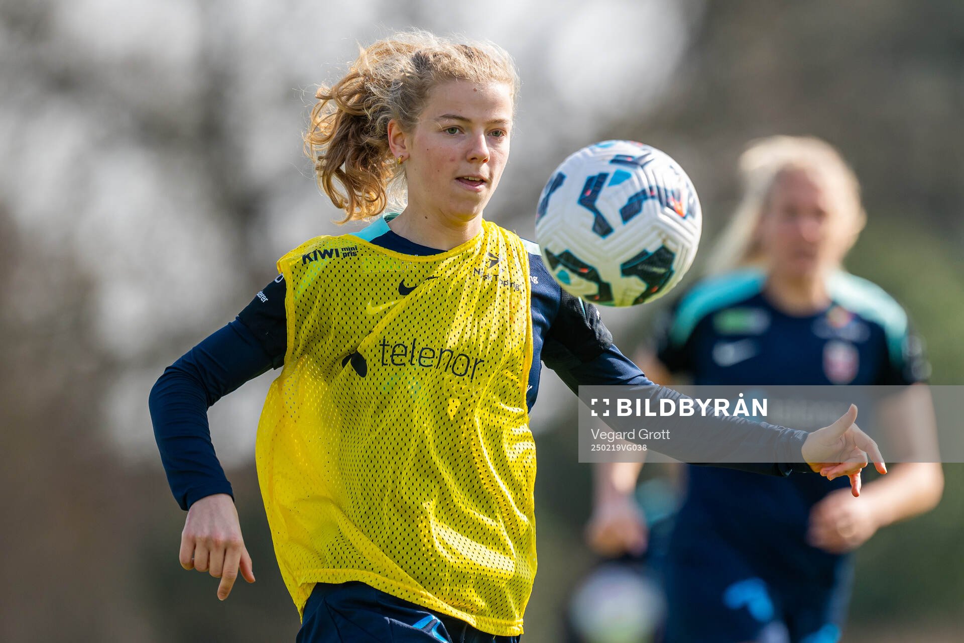 Justine Kielland of the Norwegian women's national football
