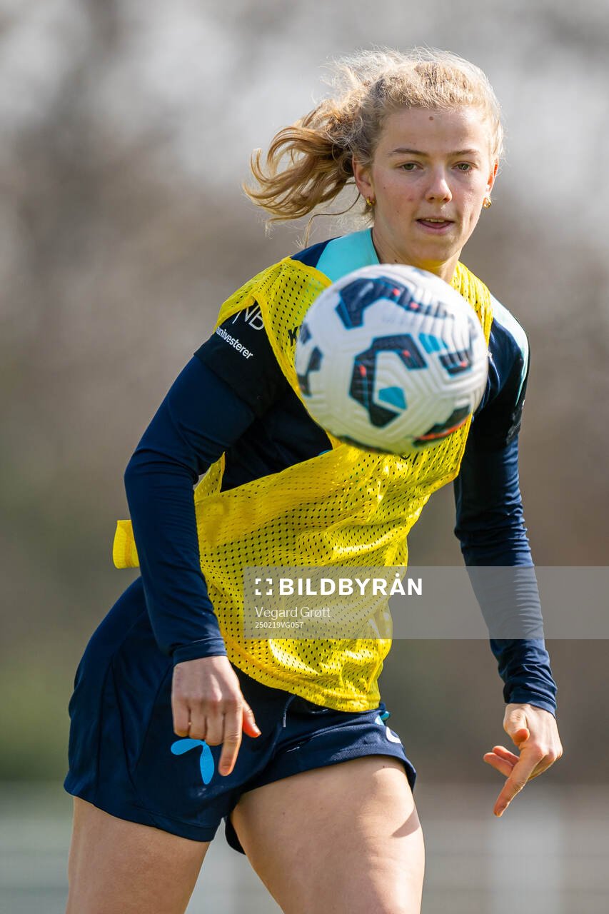 Justine Kielland of the Norwegian women's national football
