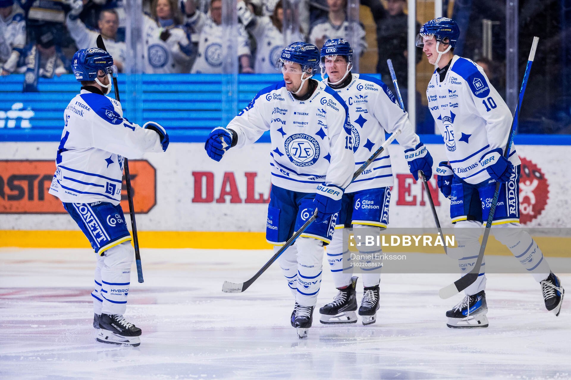 Leksands Max Veronneau jublar
