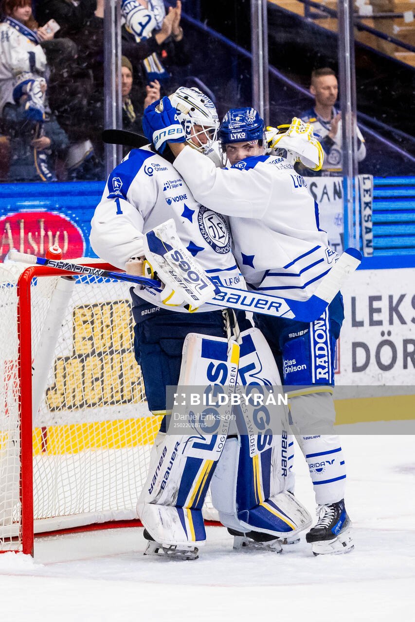 Leksands målvakt Marcus Gidlöf och Leksands Alexander