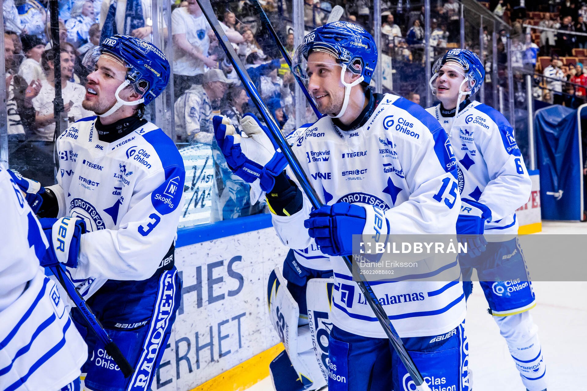 Leksands Max Veronneau jublar