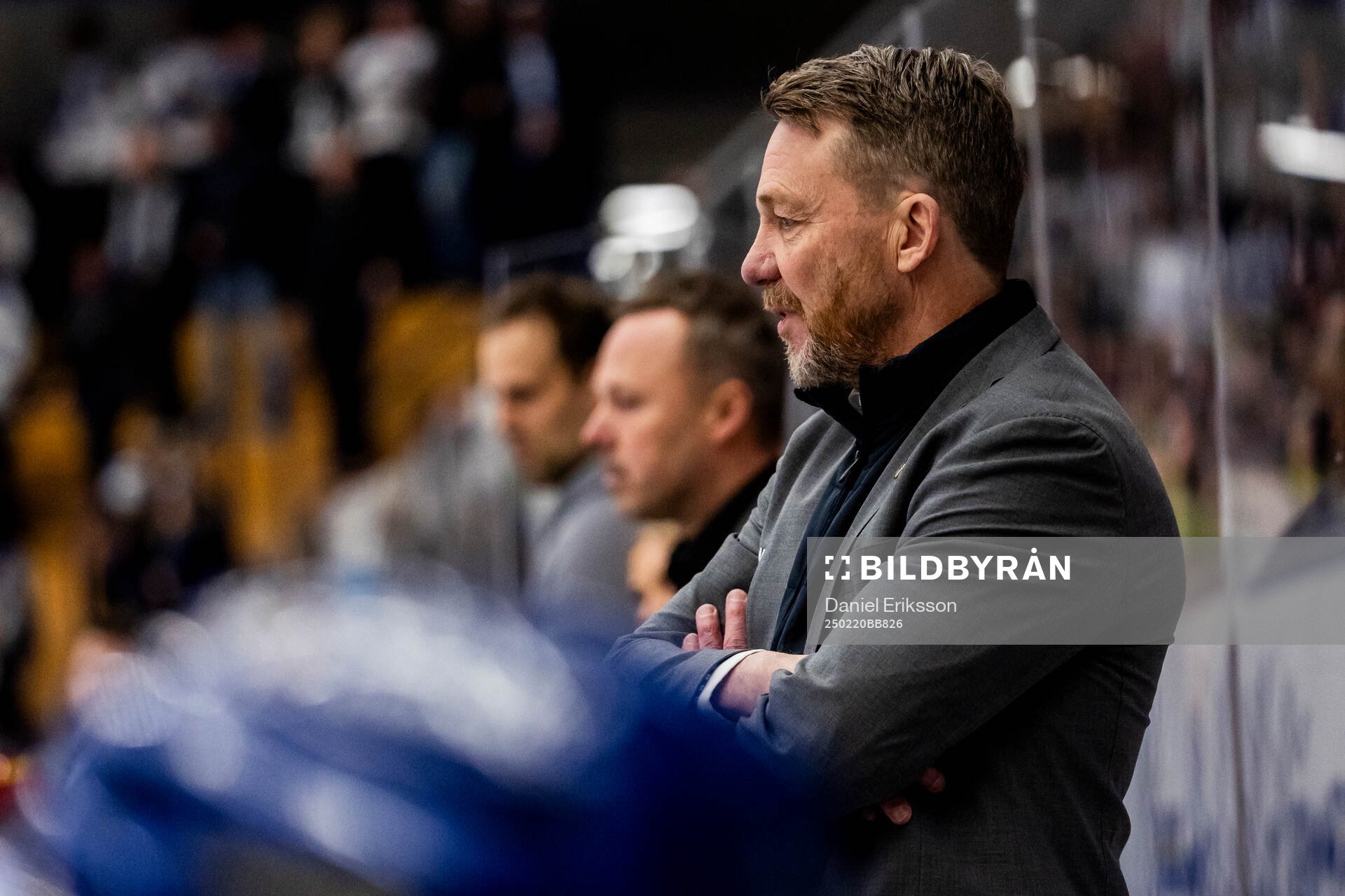 Leksands tränare Charles Berglund