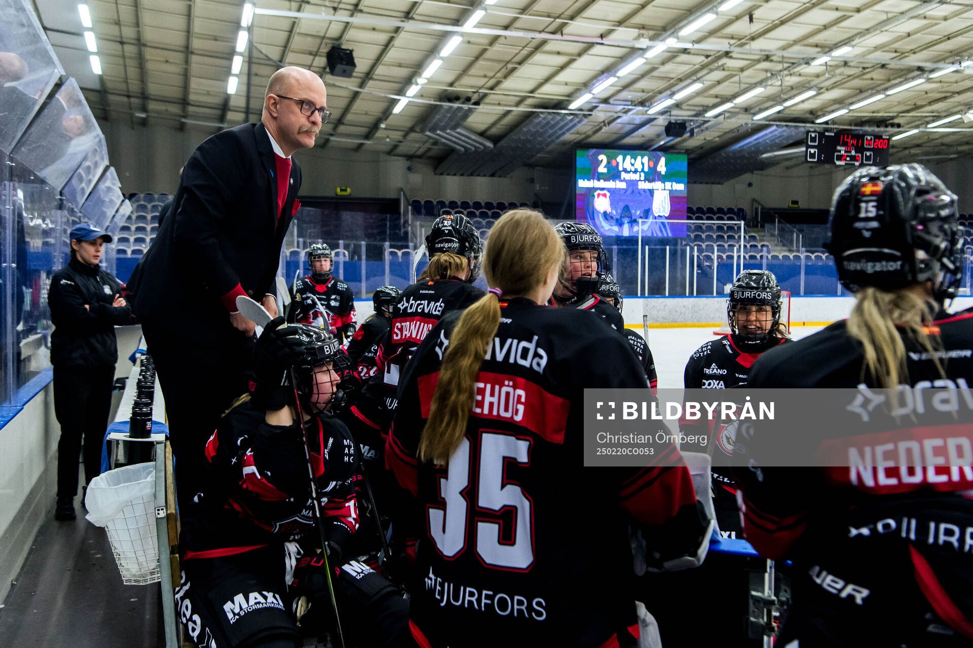 Malmö Redhawks tränare Henrik Palm