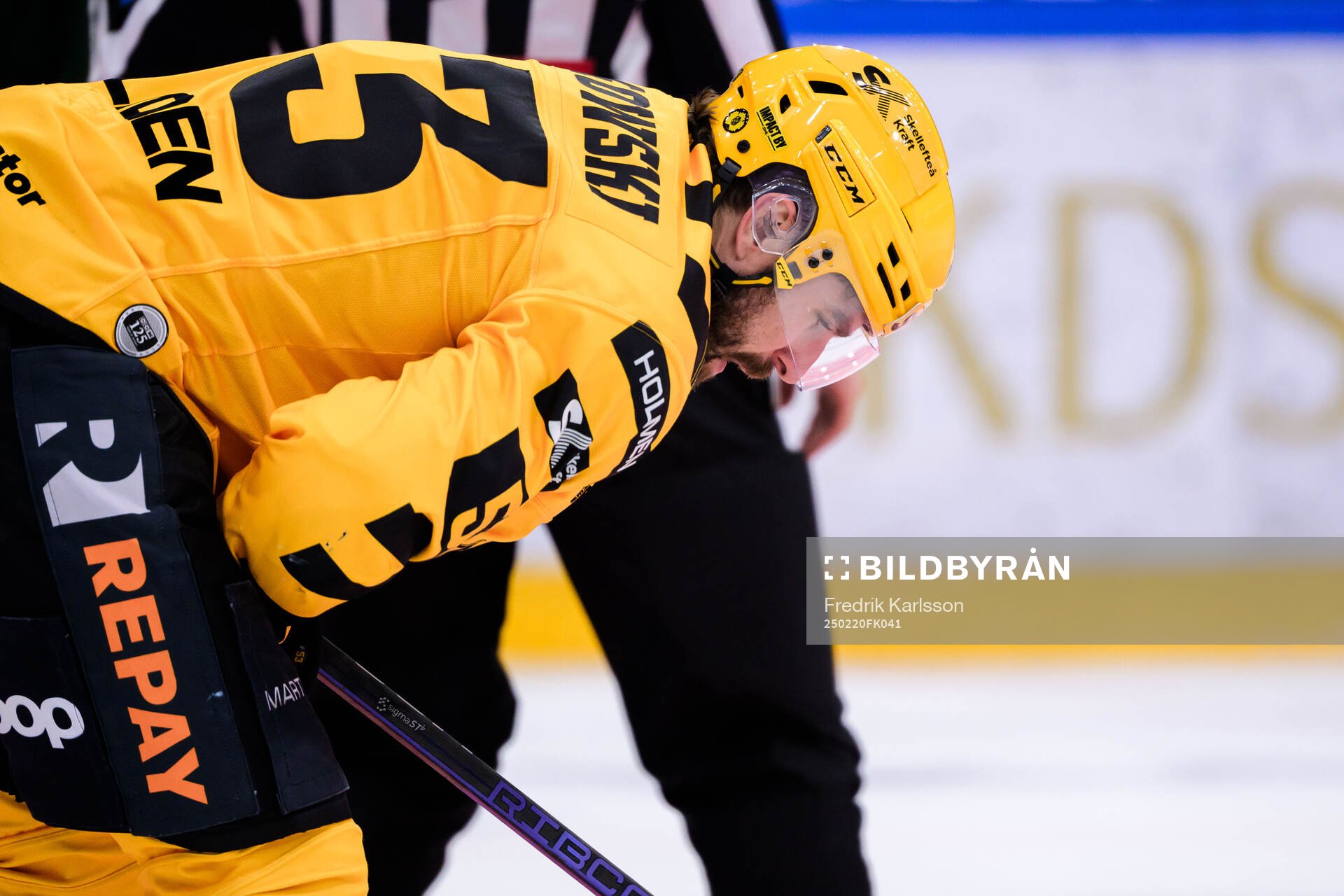 Skellefteås Luke Witkowski har ont