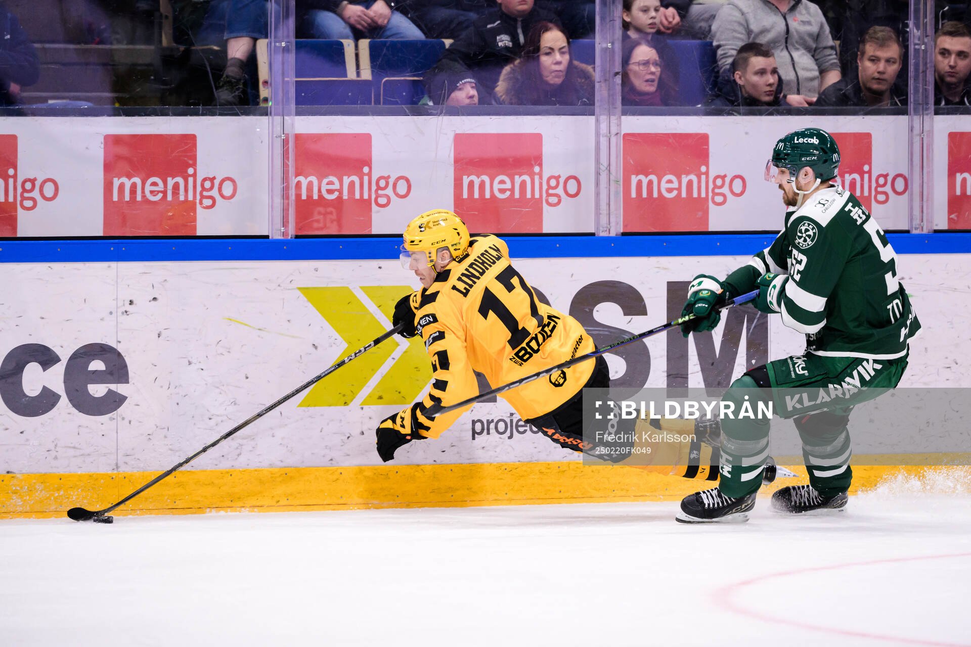 Skellefteås Pär Lindholm och Färjestads August Tornberg