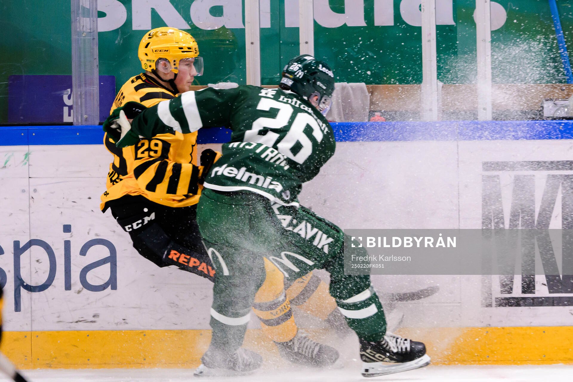Skellefteås Ludvig Warg och Färjestads Joel Nyström