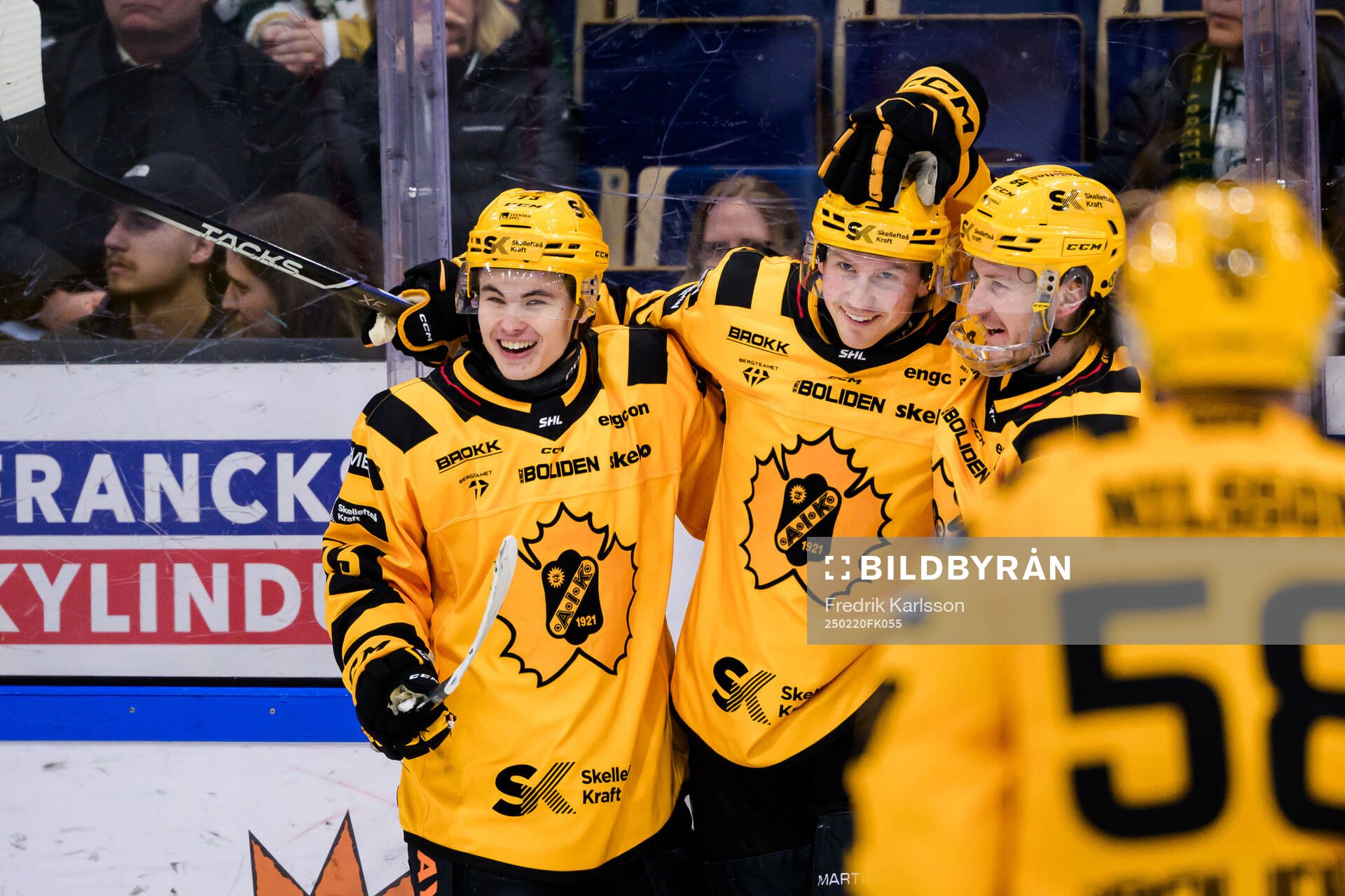Skellefteås Viggo Nordlund, Ludvig Warg och Jonathan Pudas