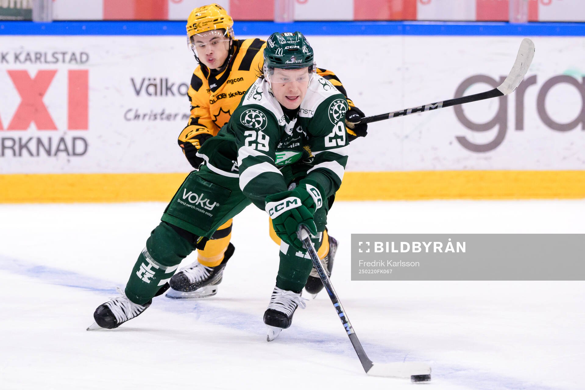 Skellefteås Viggo Nordlund och Färjestads Oskar Steen