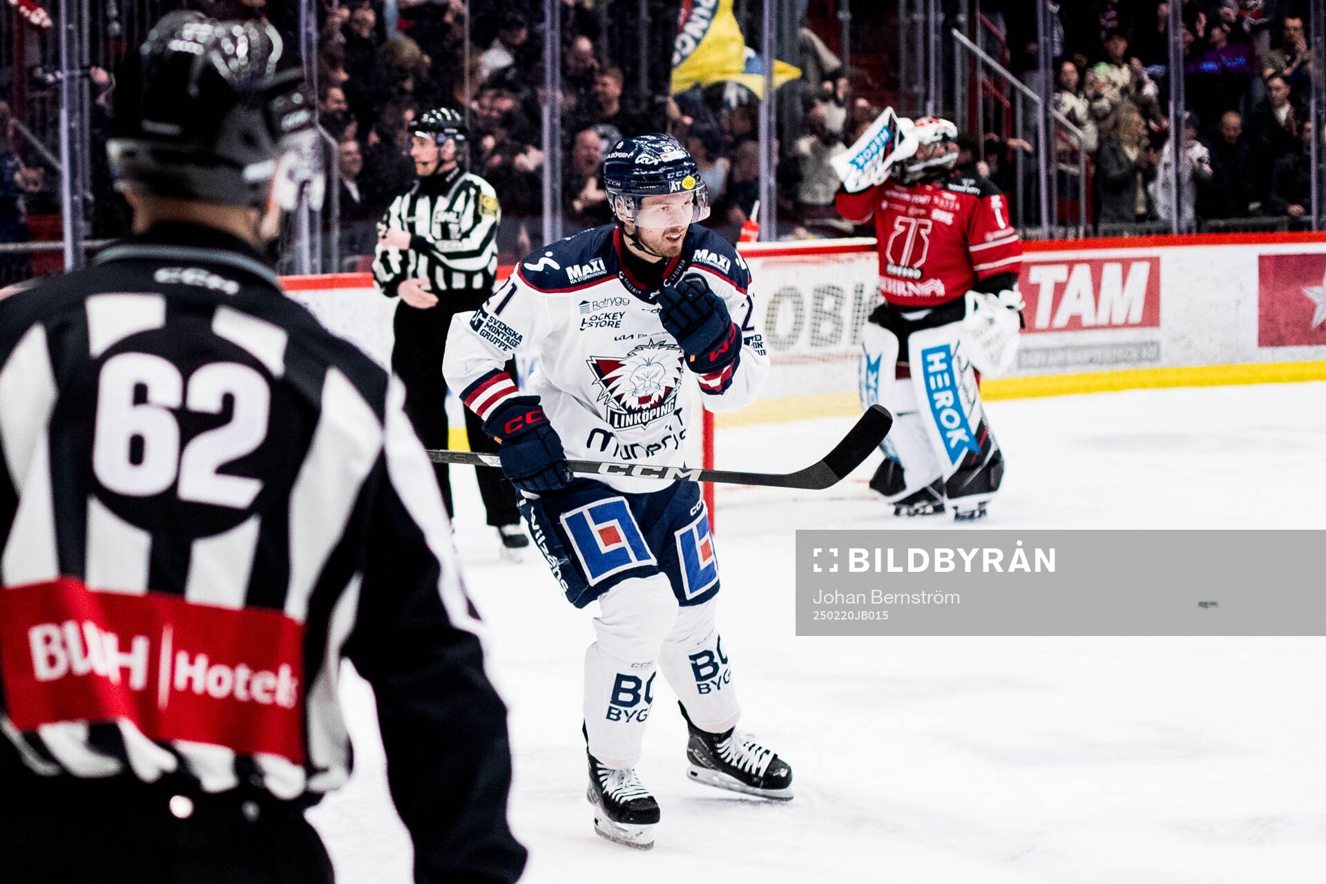 Linköpings Christoffer Ehn jublar