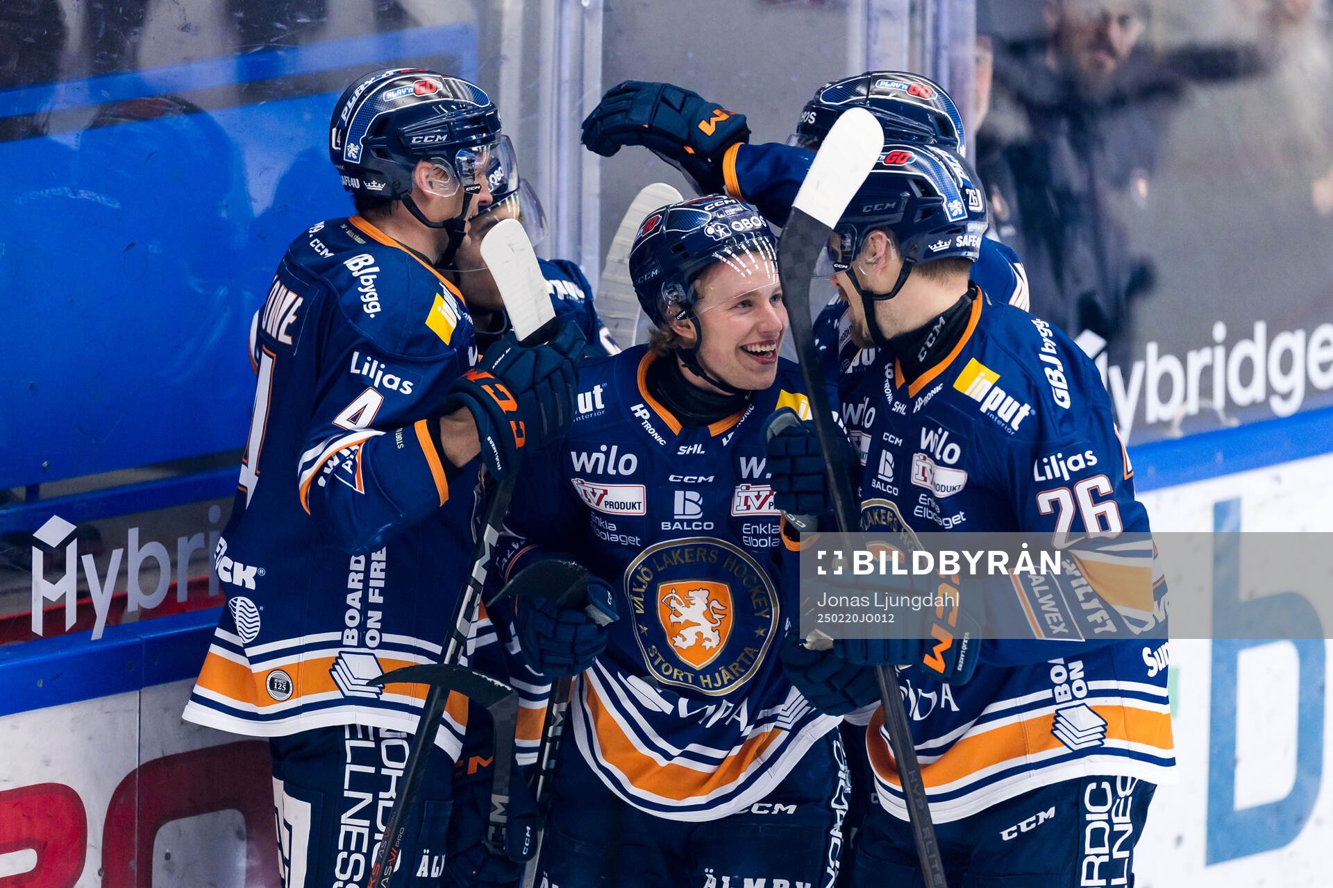 Växjös Karl Henriksson och Emil Larsson jublar