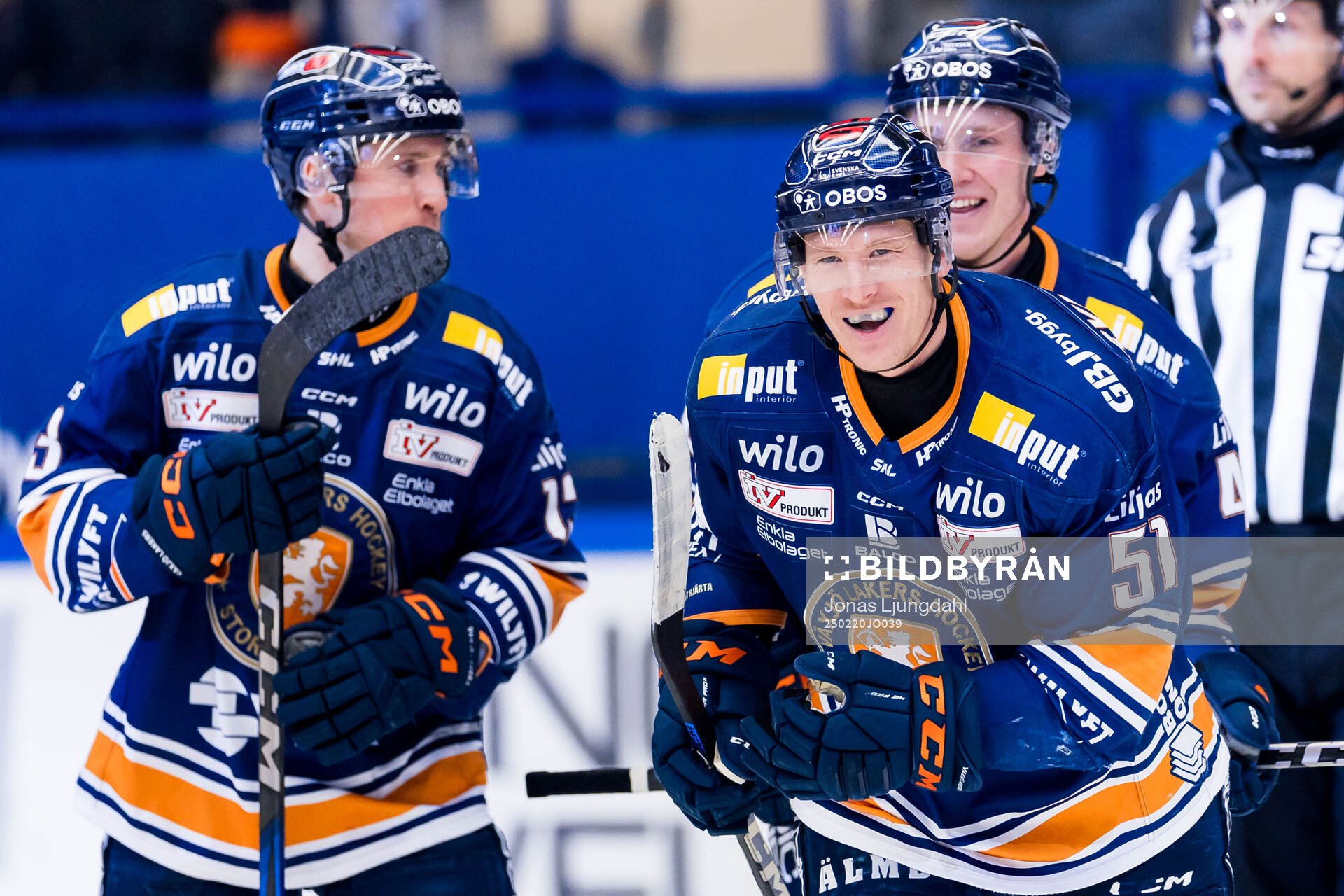 Växjös Emil Sylvegård jublar