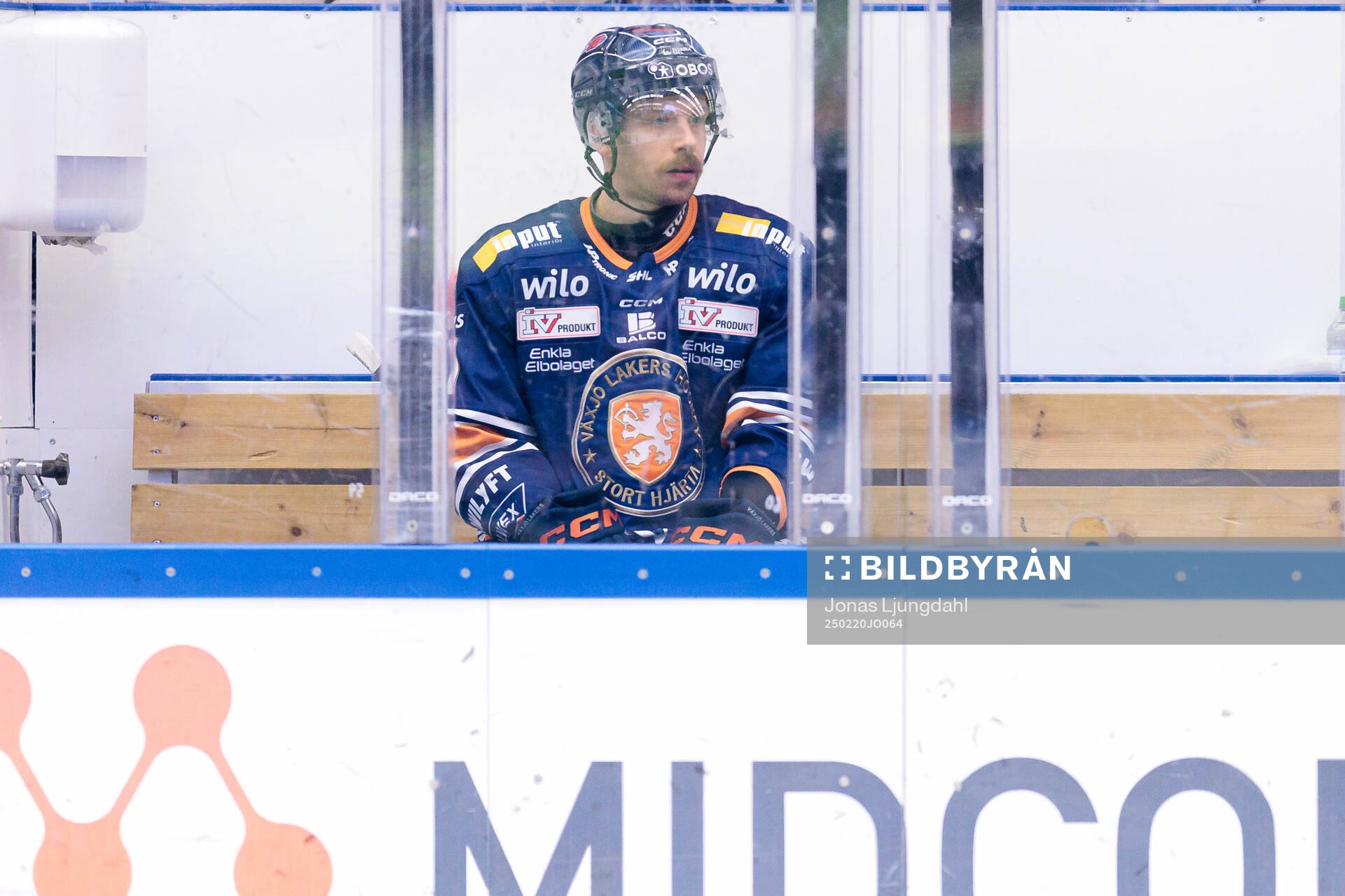 Växjös Brian Cooper i utvisningsbåset