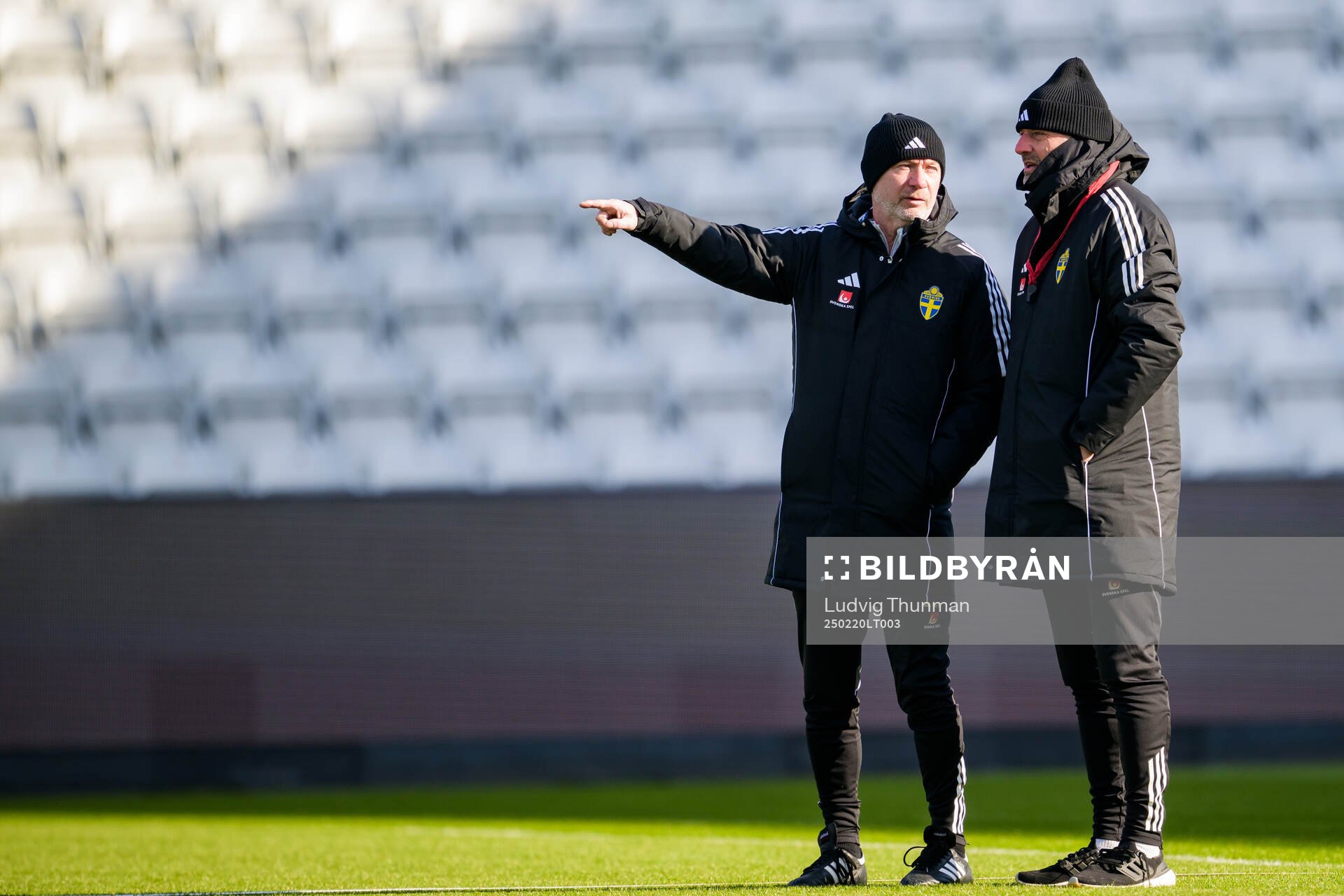 Head coach Peter Gerhardsson and assistant coach Magnus