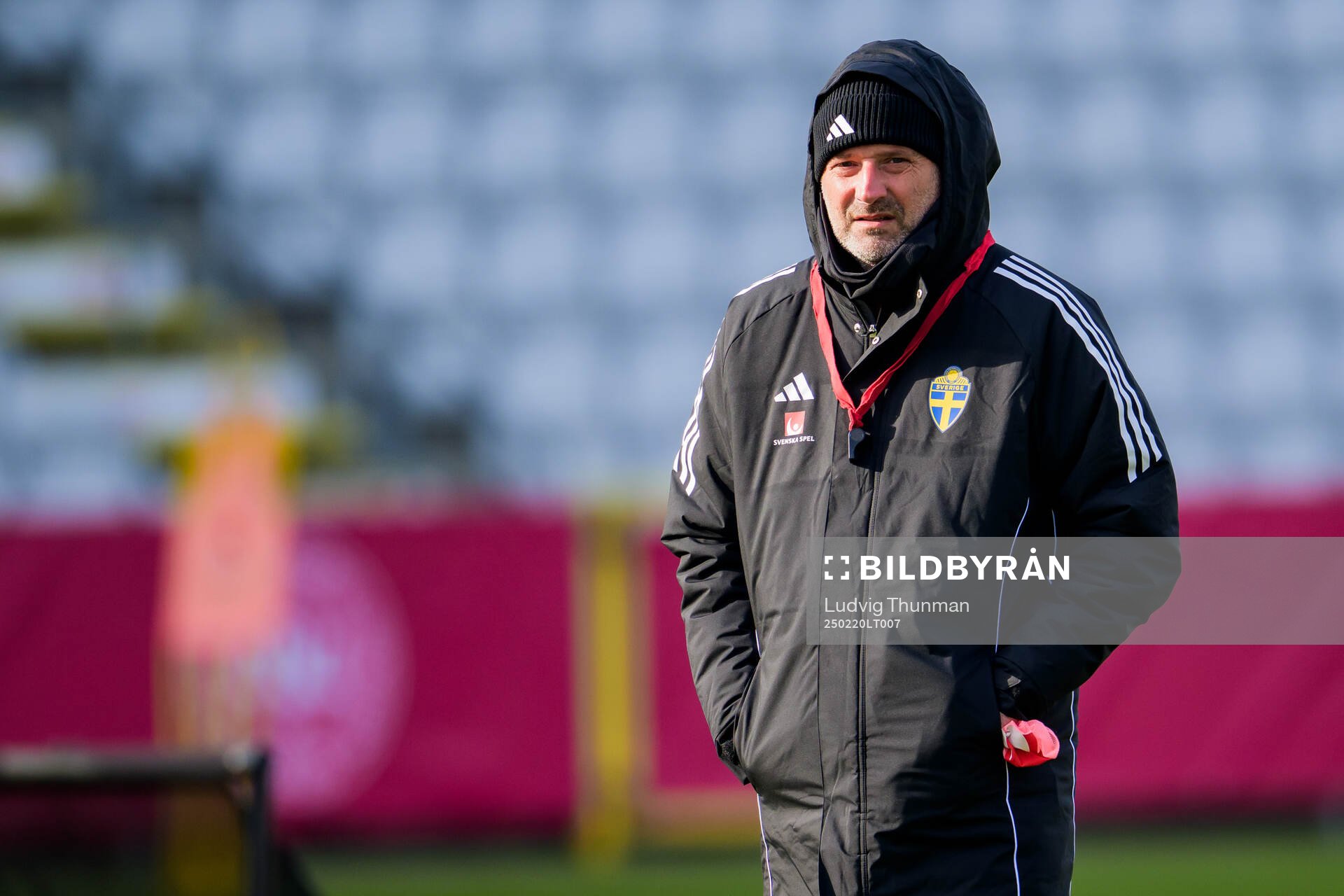 Assistant coach Magnus Wikman of the women's national