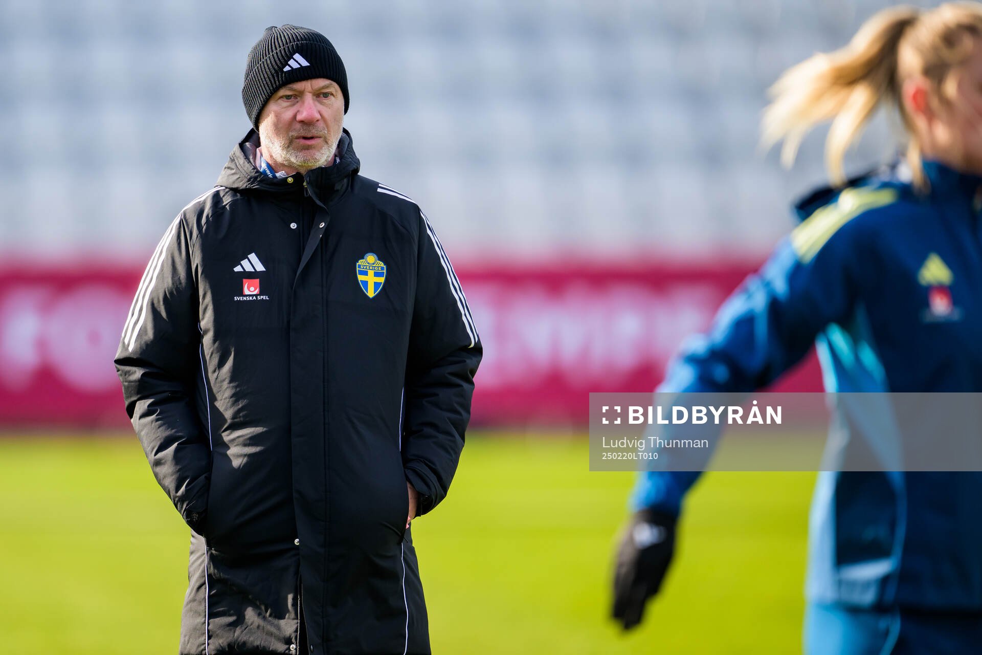 Head coach Peter Gerhardsson of the women's national