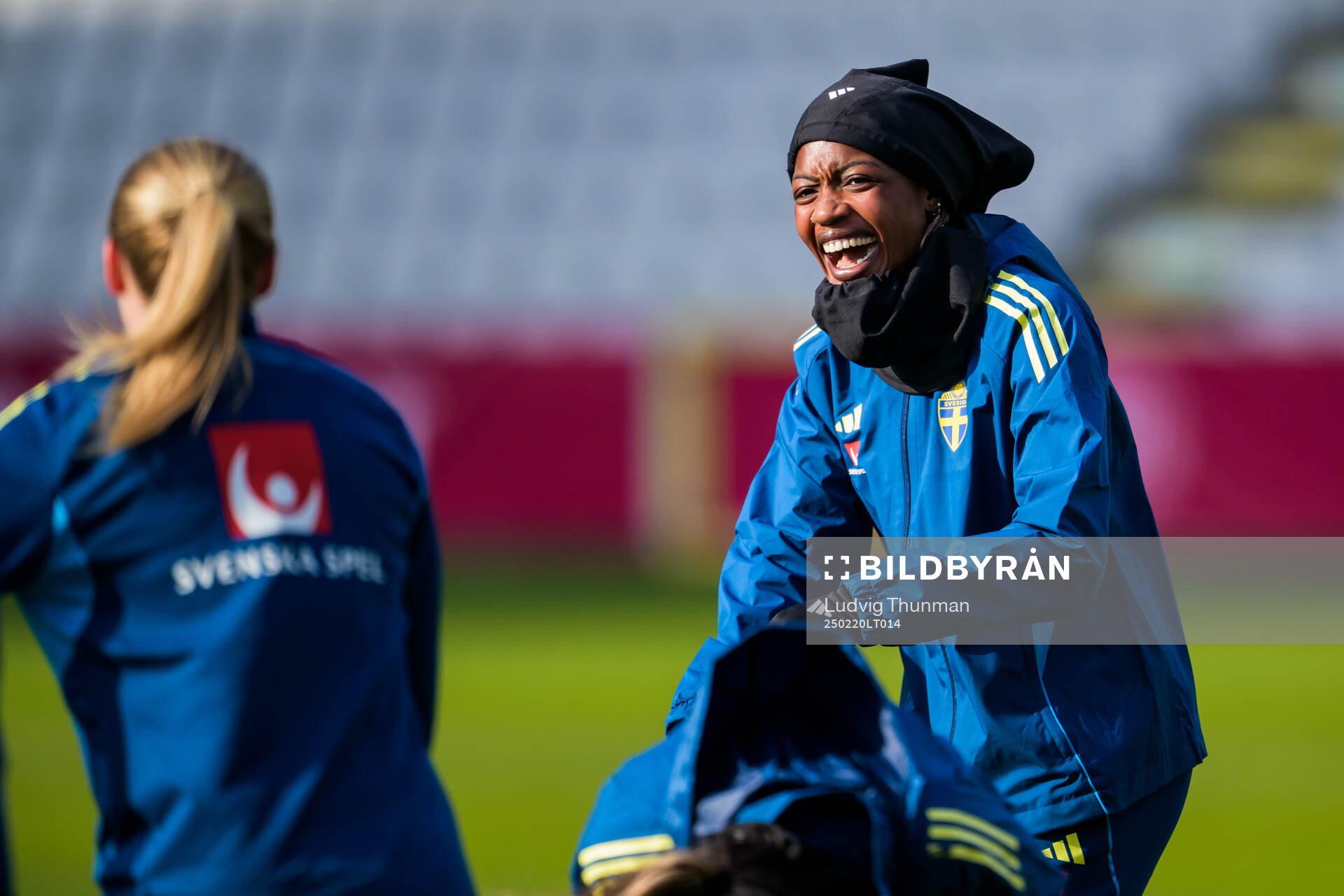 Evelyn Ijeh of the women's national football team of Sweden