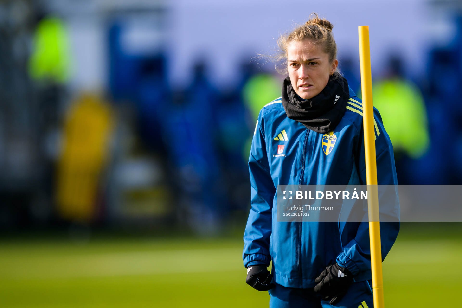 Filippa Angeldahl of the women's national football team of