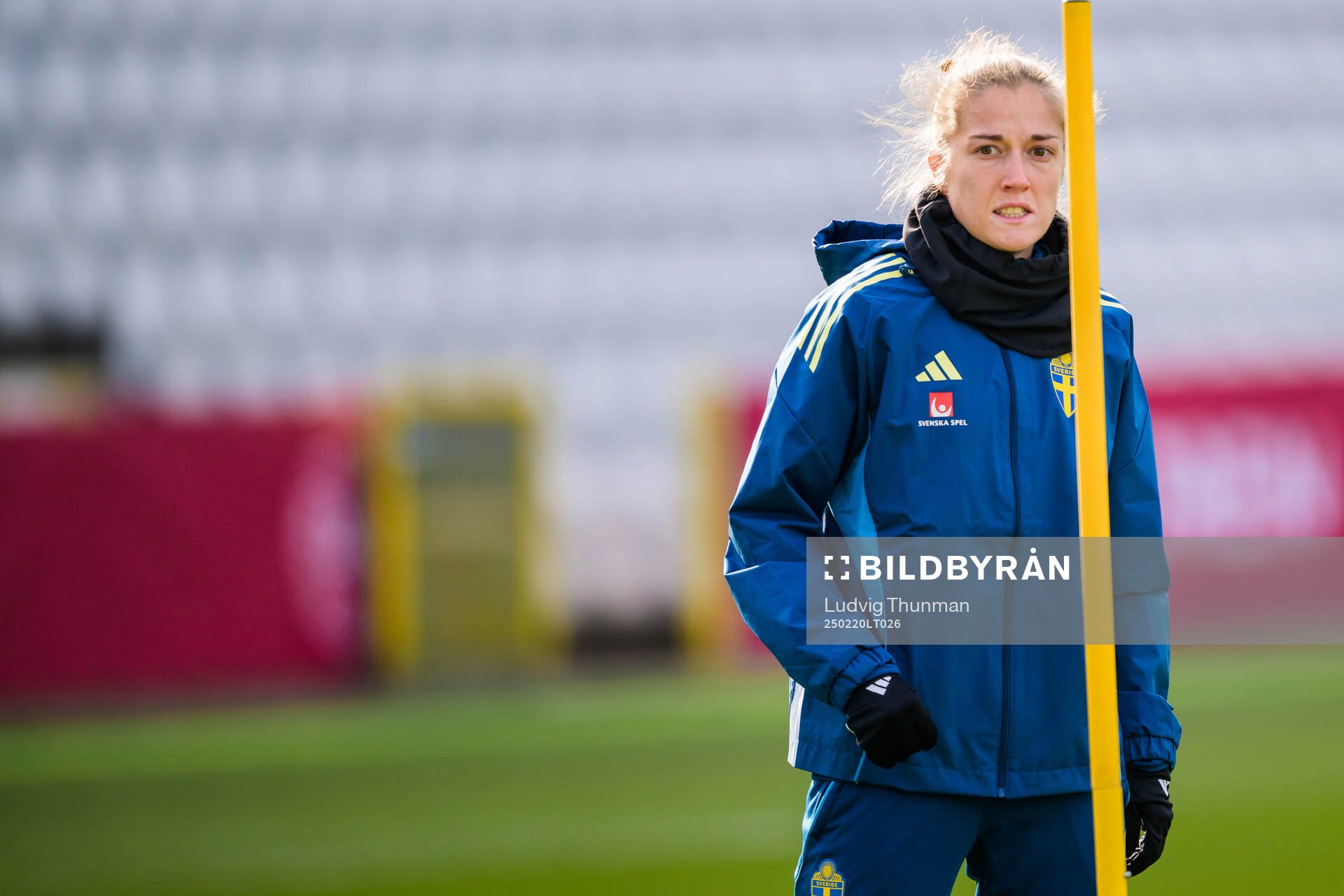 Filippa Angeldahl of the women's national football team of