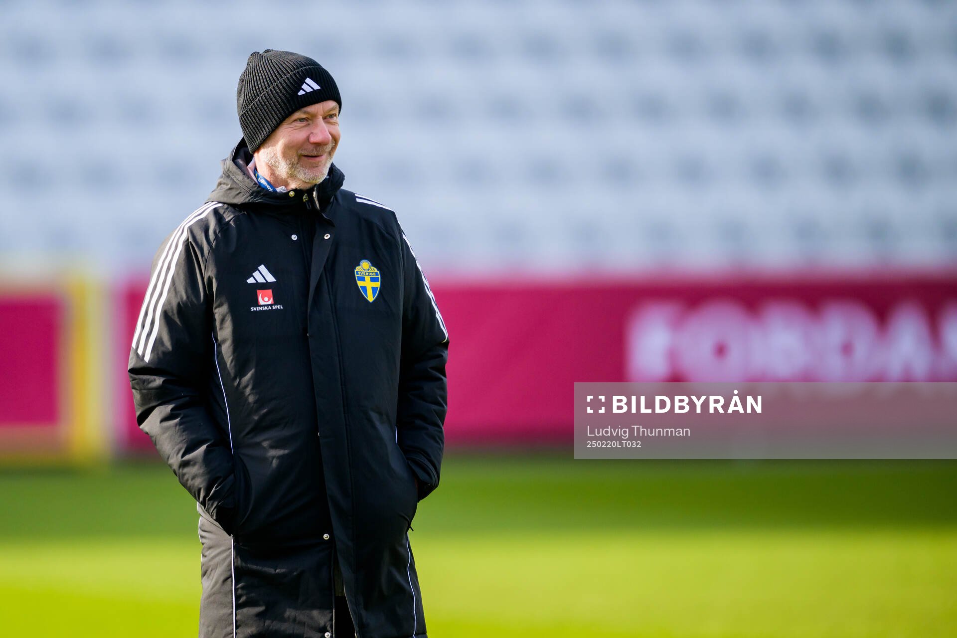 Head coach Peter Gerhardsson of the women's national