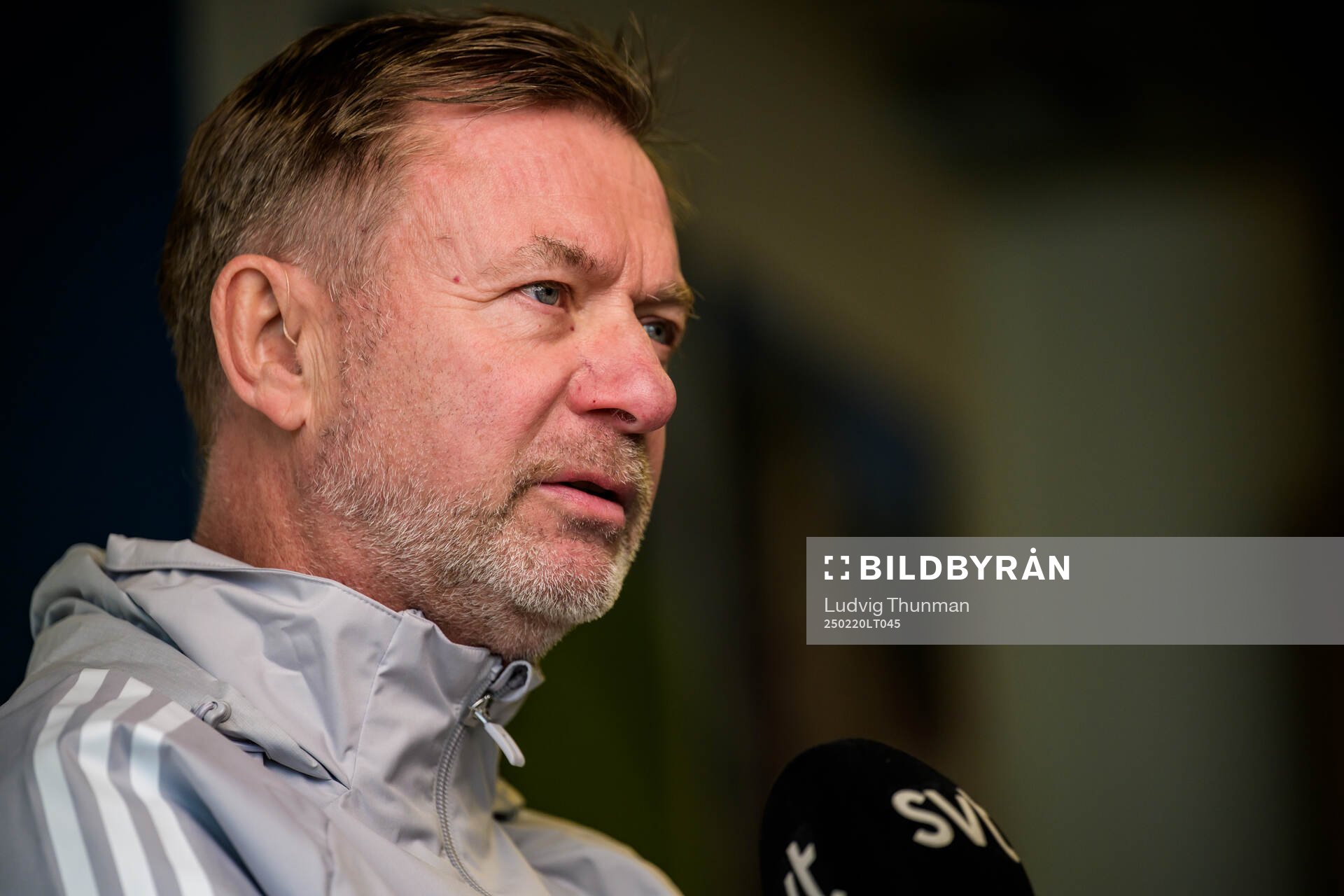 Head coach Peter Gerhardsson of the women's national