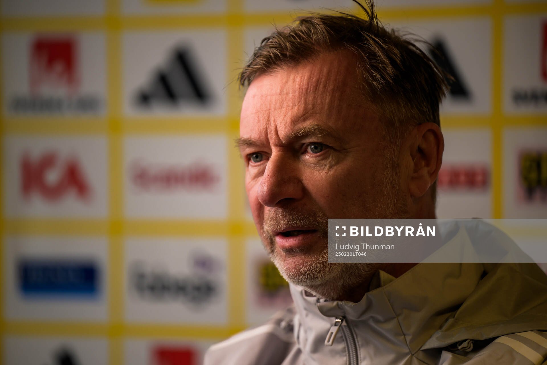Head coach Peter Gerhardsson of the women's national