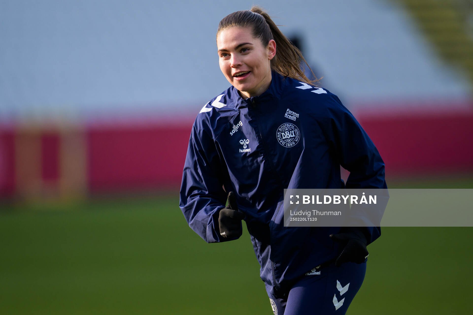 Signe Bruun of the Danish women's national football team at