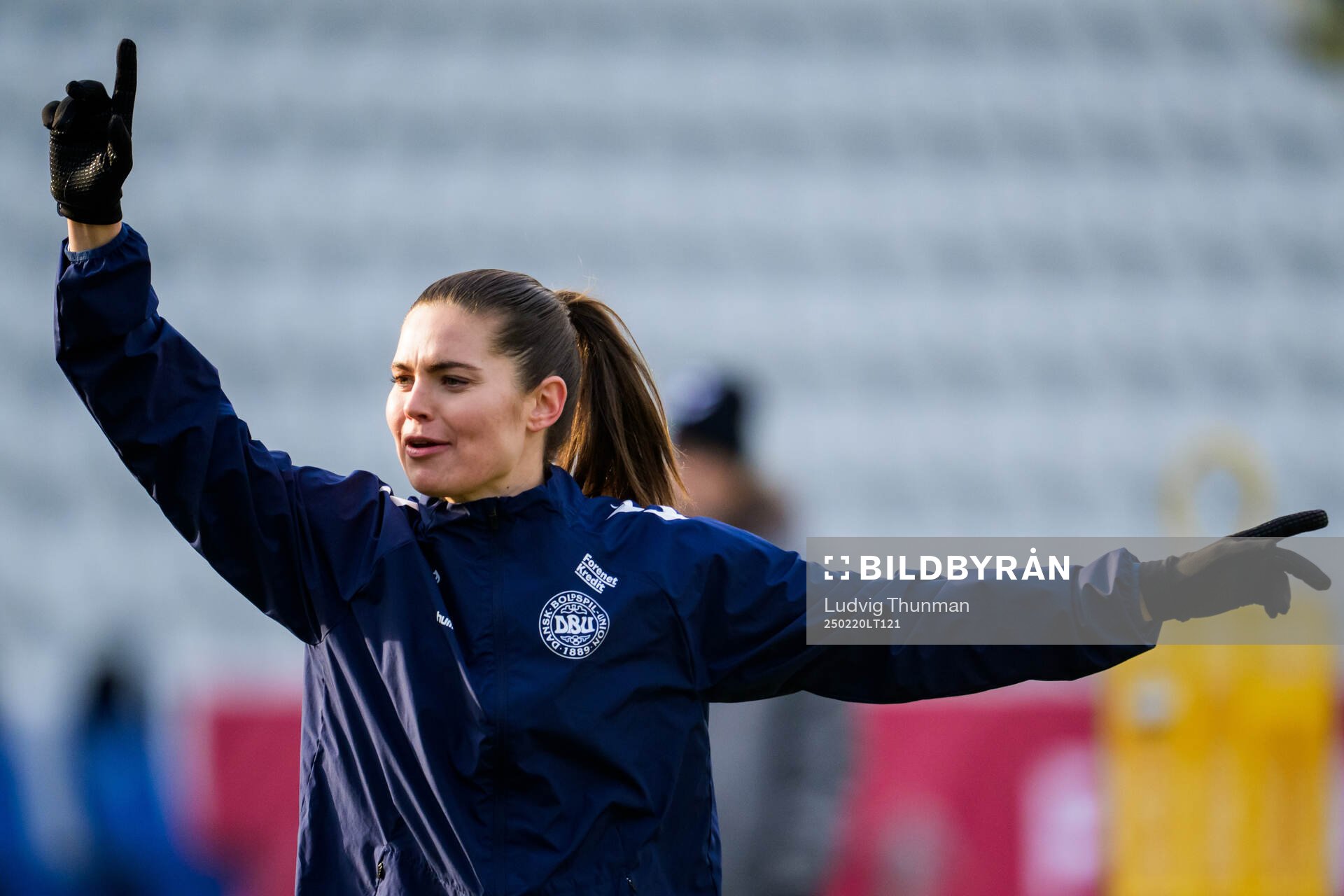 Signe Bruun of the Danish women's national football team at