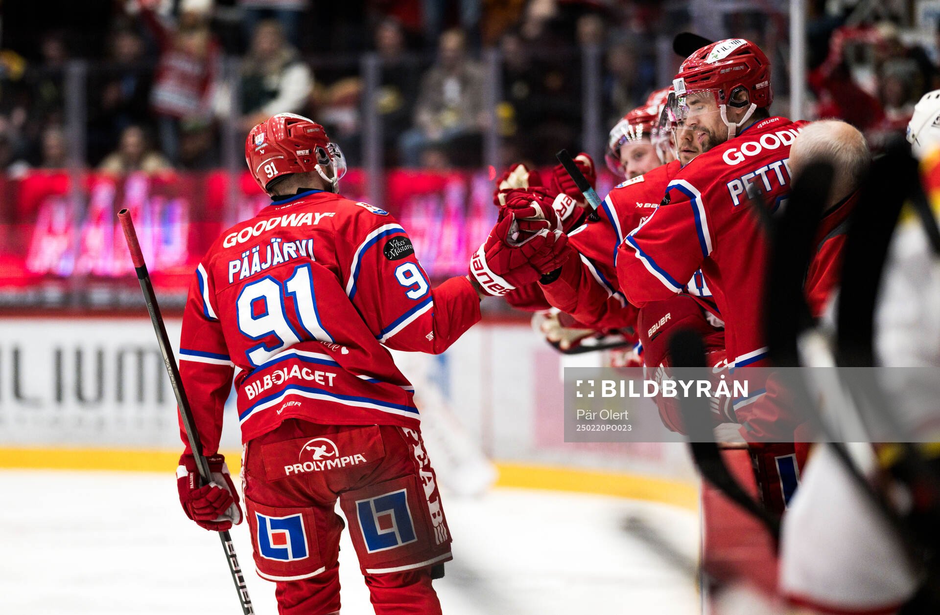 Timrås Magnus Pääjärvi jublar