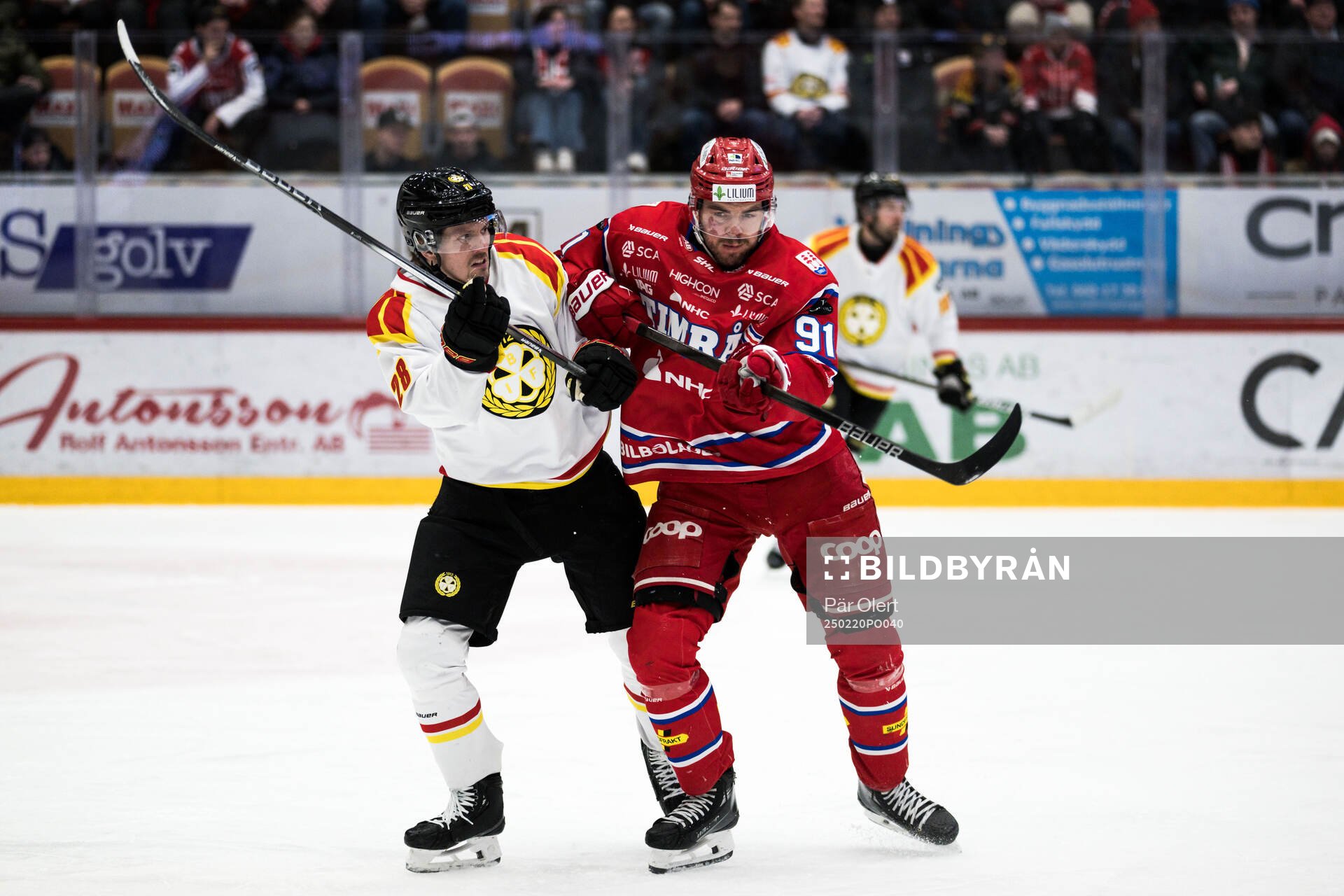 Timrås Magnus Pääjärvi och Brynäs Johannes Kinnvall