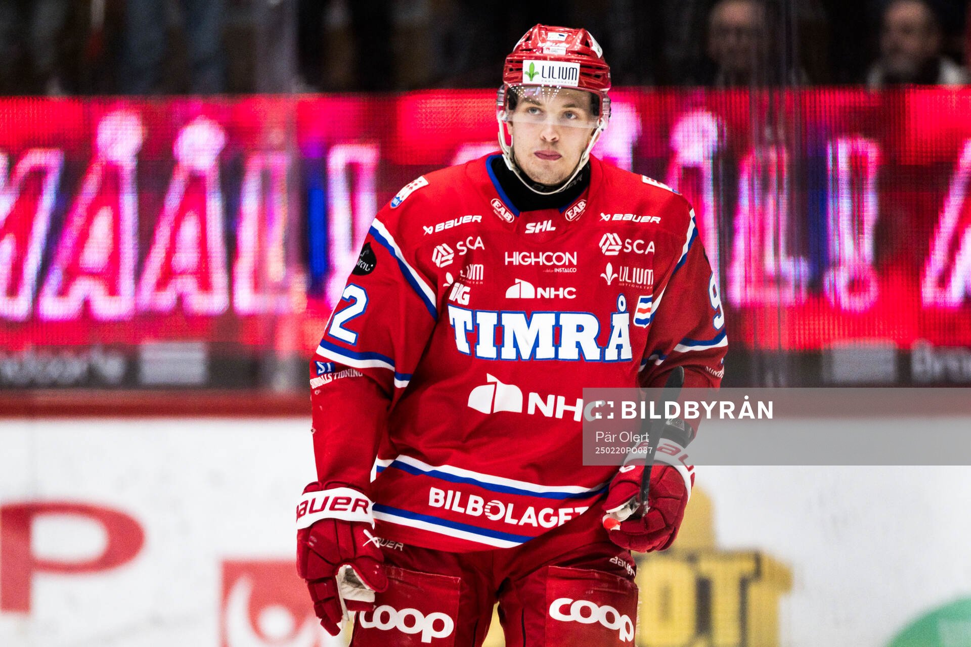 Timrås Anton Lundmark jublar
