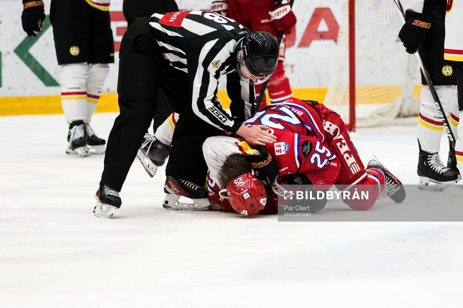 Timrås Linus Nässén och Brynäs Bobby Trivigno