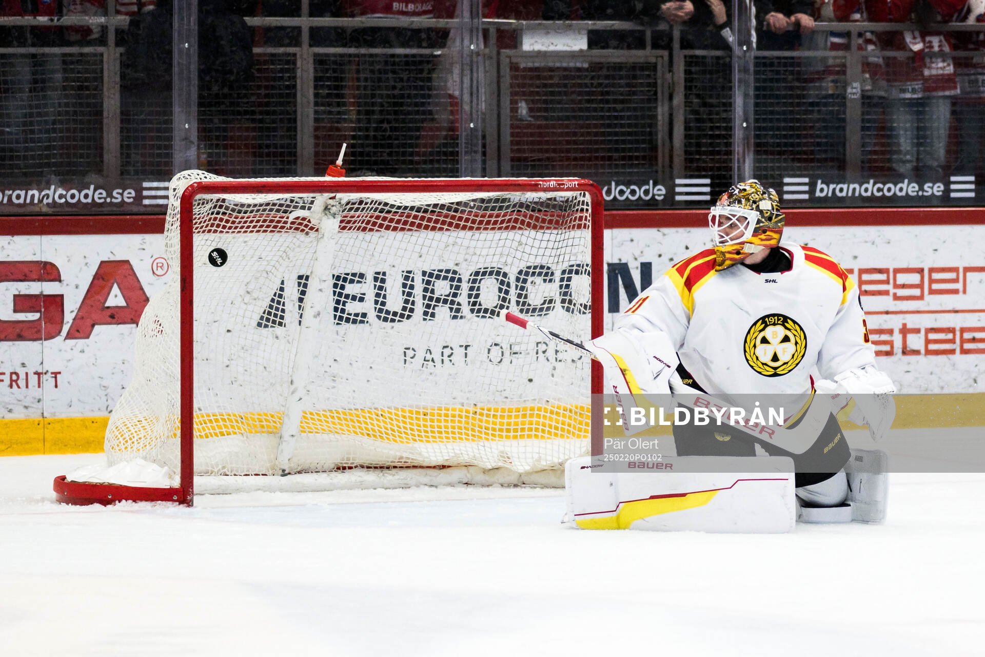 Brynäs målvakt Erik Källgren släpper in 6-1
