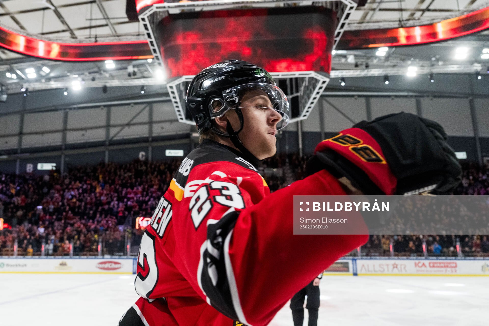 Luleås Jesper Sellgren jublar