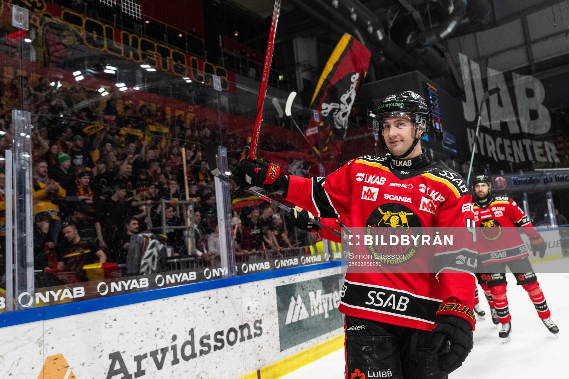 Luleås David Lilja jublar