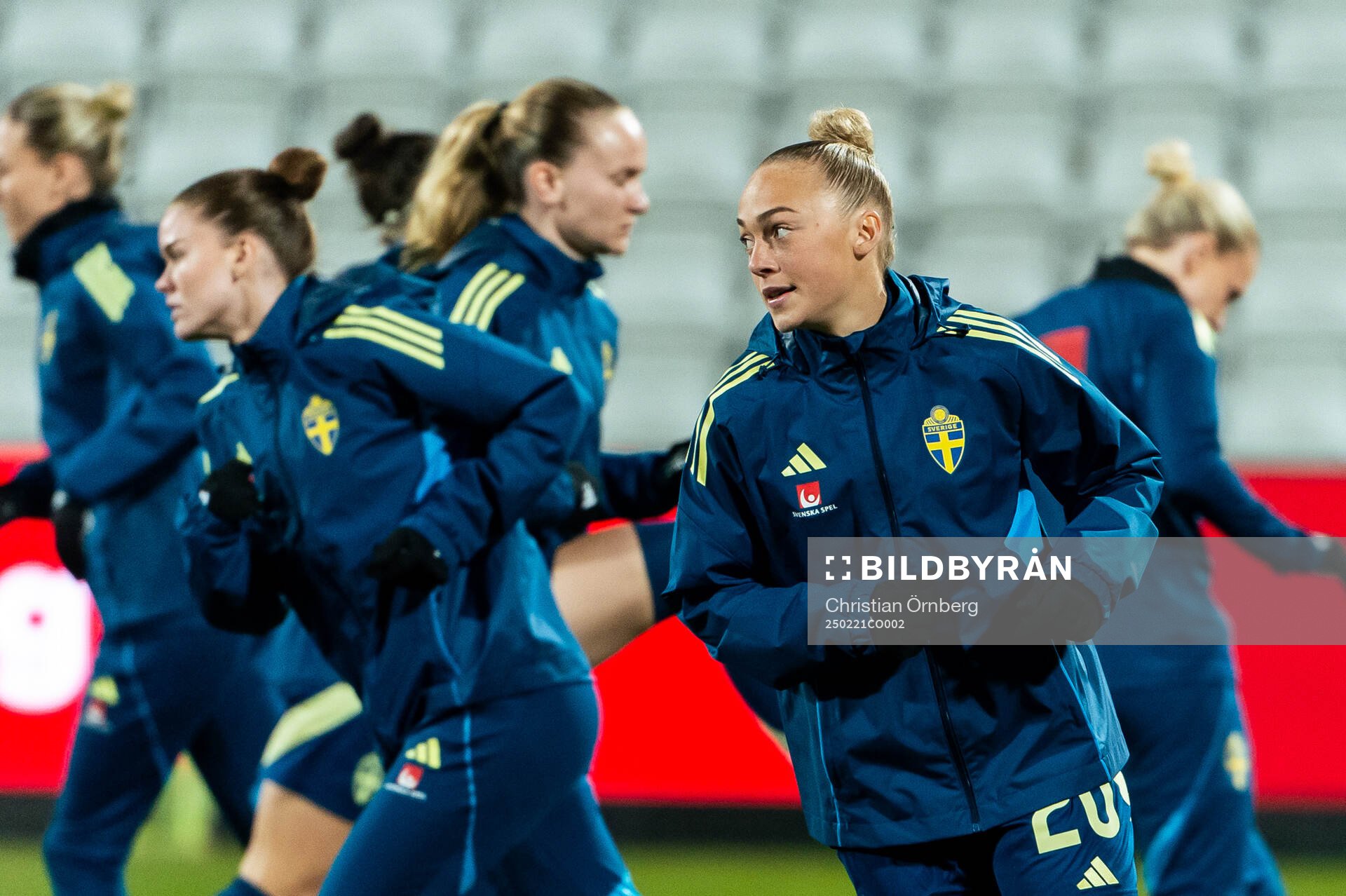 Hanna Bennison of Sweden ahead the UEFA Women's Nations