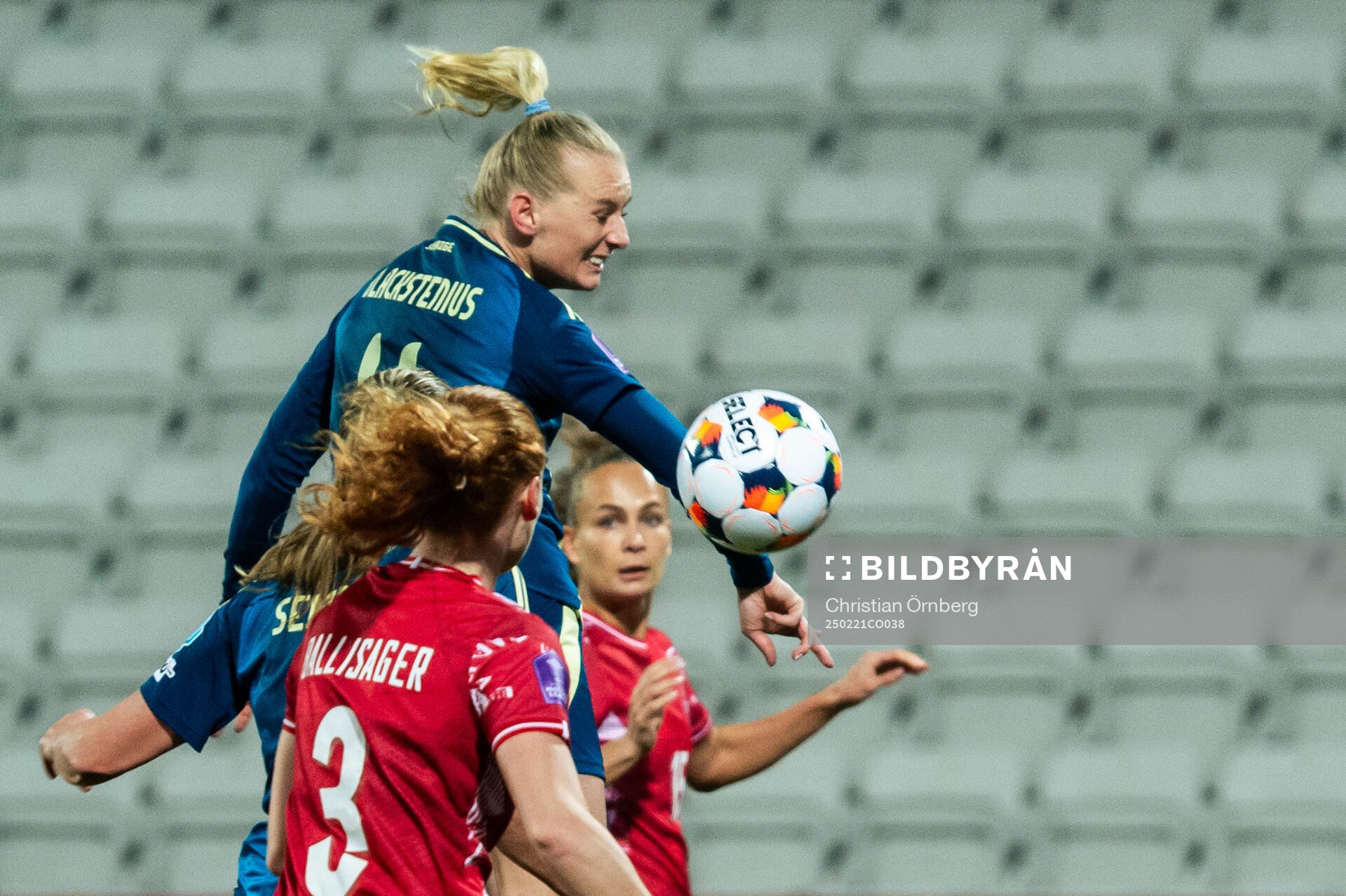 Stina Blackstenius of Sweden