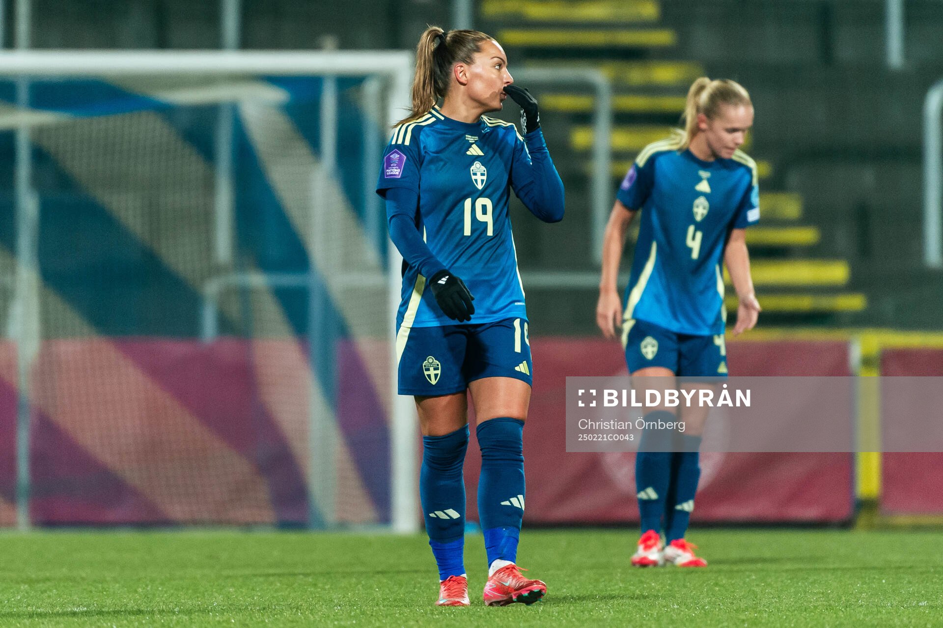 Johanna Rytting Kaneryd of Sweden looks dejected