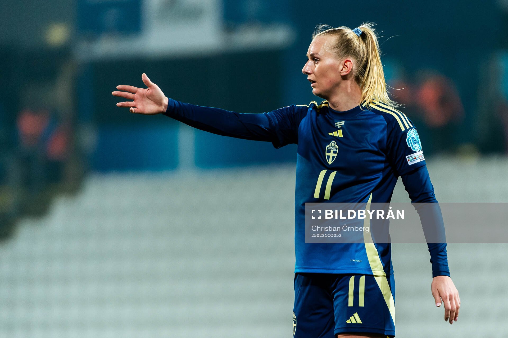 Stina Blackstenius of Sweden