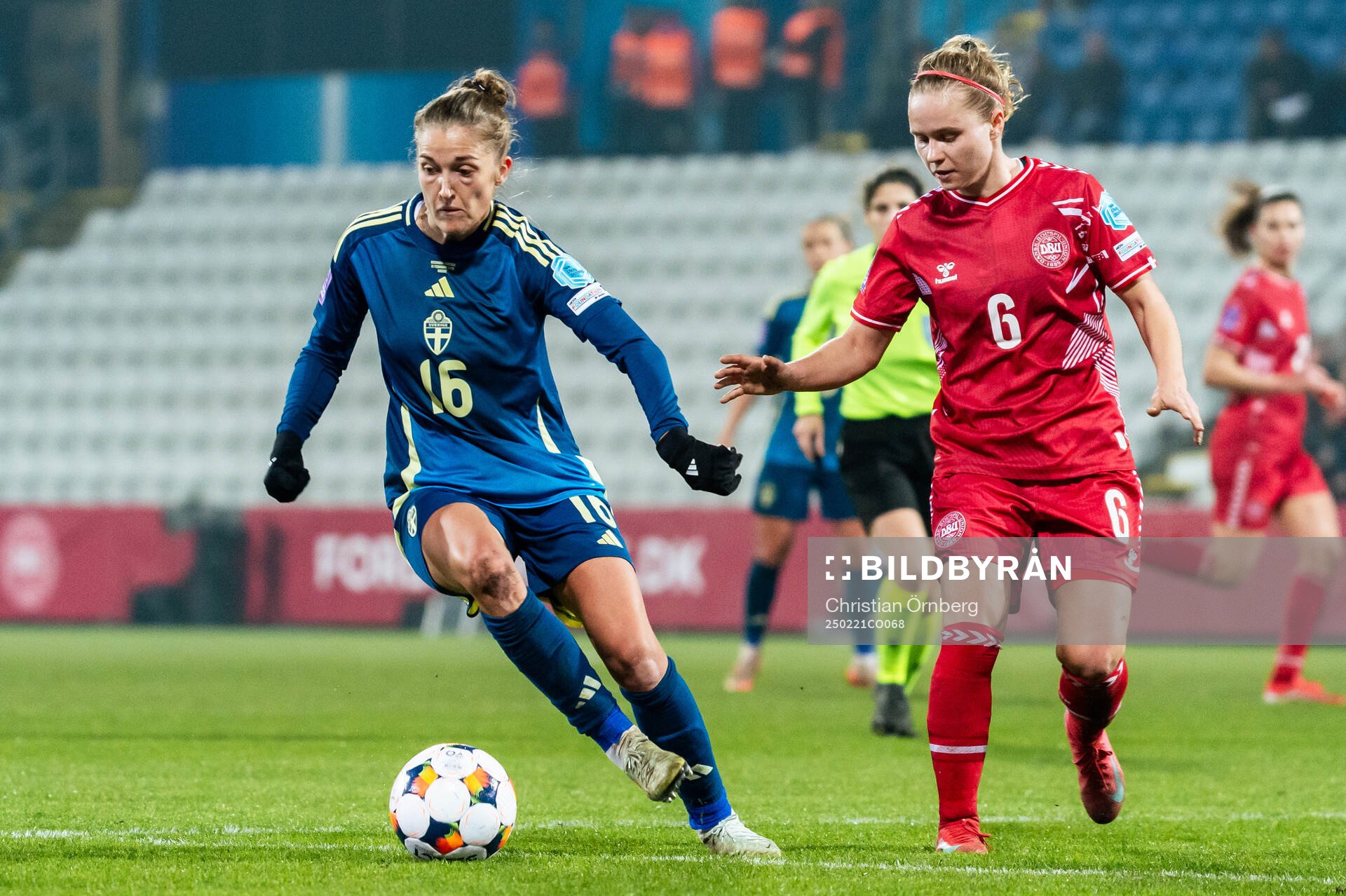 Filippa Angeldahl of Sweden and Josefine Hasbo of Denmark