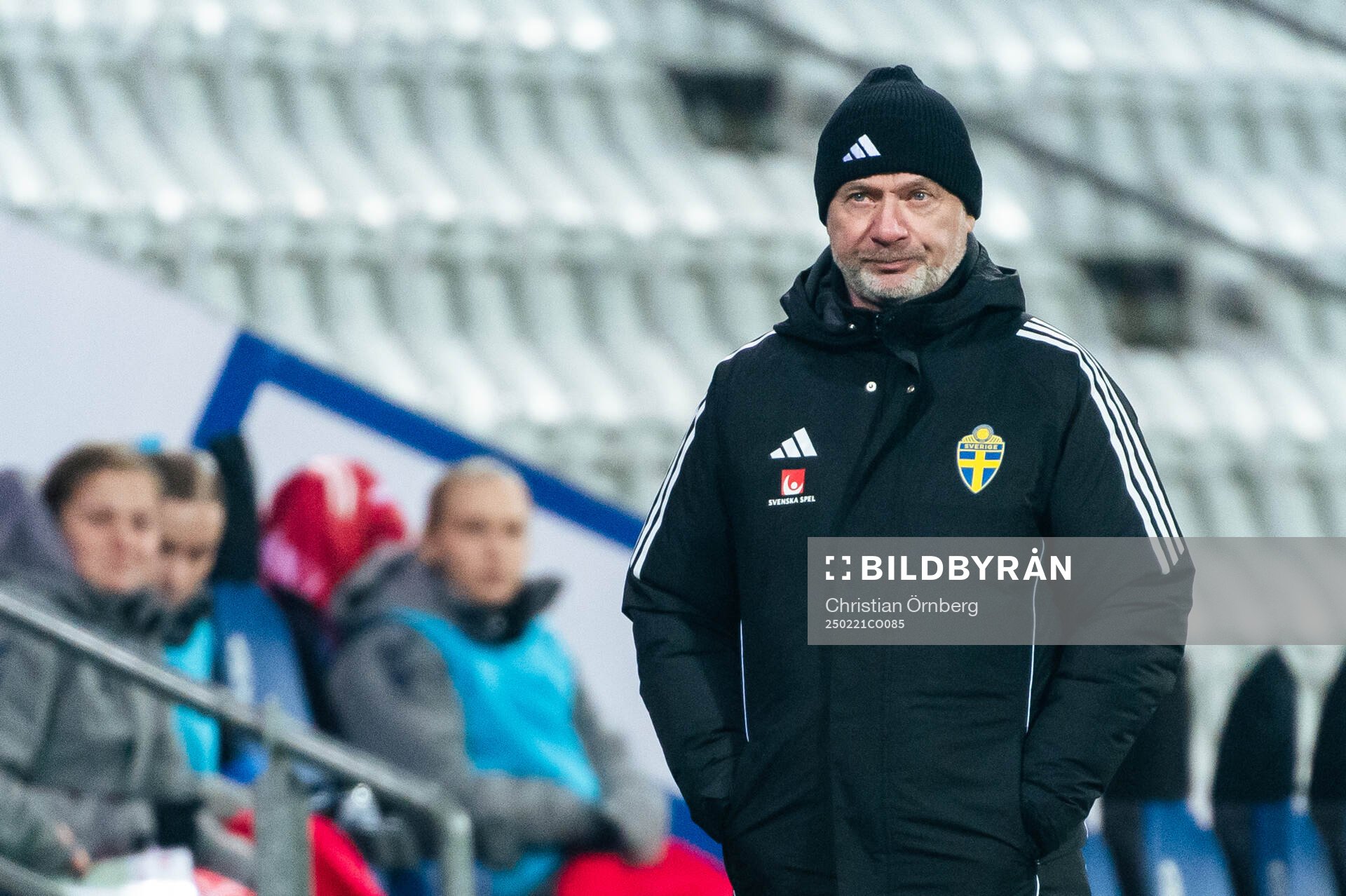 Head coach Peter Gerhardsson of Sweden