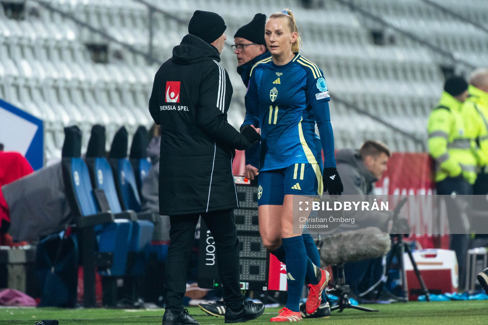 Stina Blackstenius of Sweden