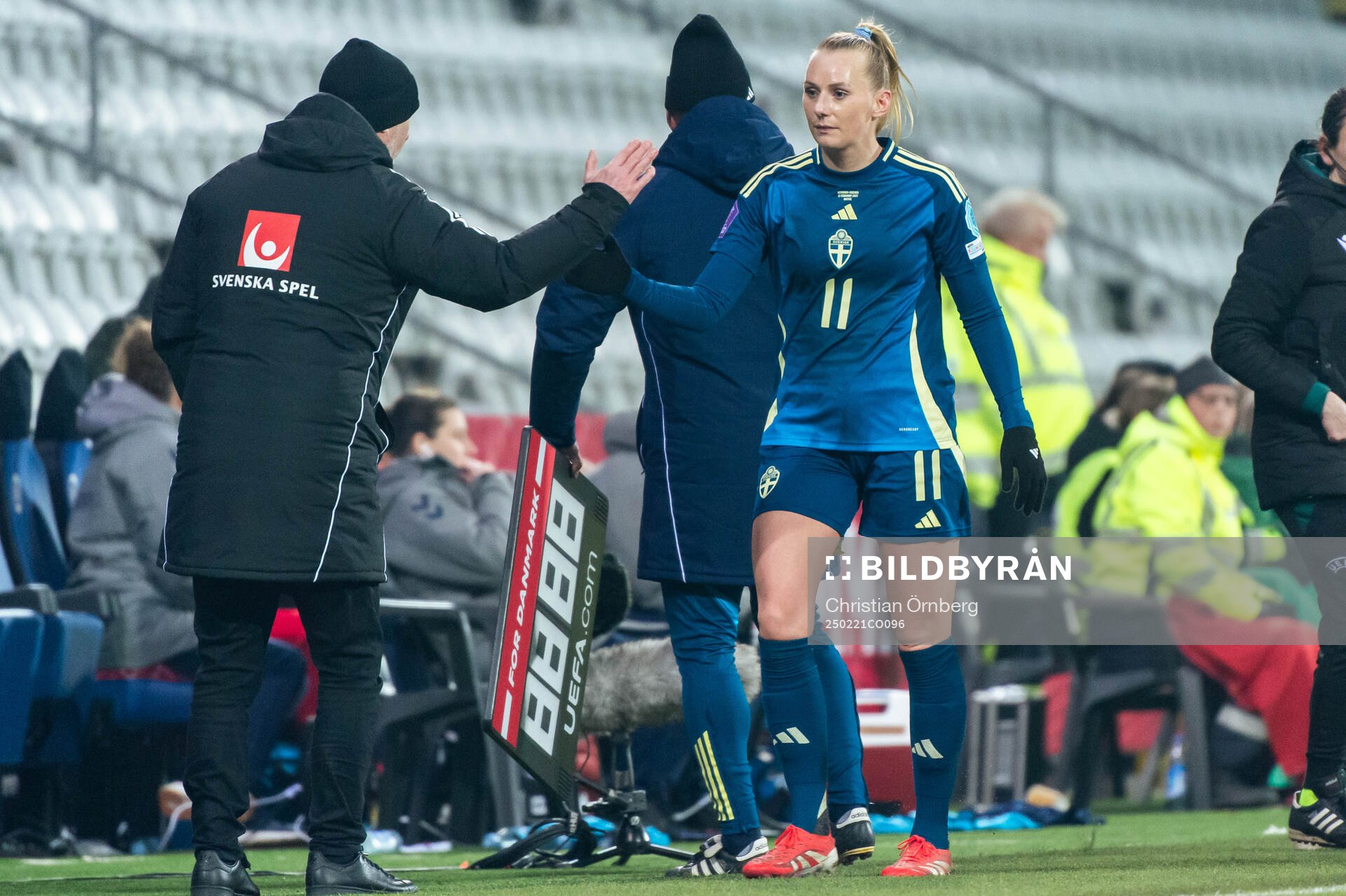 Stina Blackstenius of Sweden