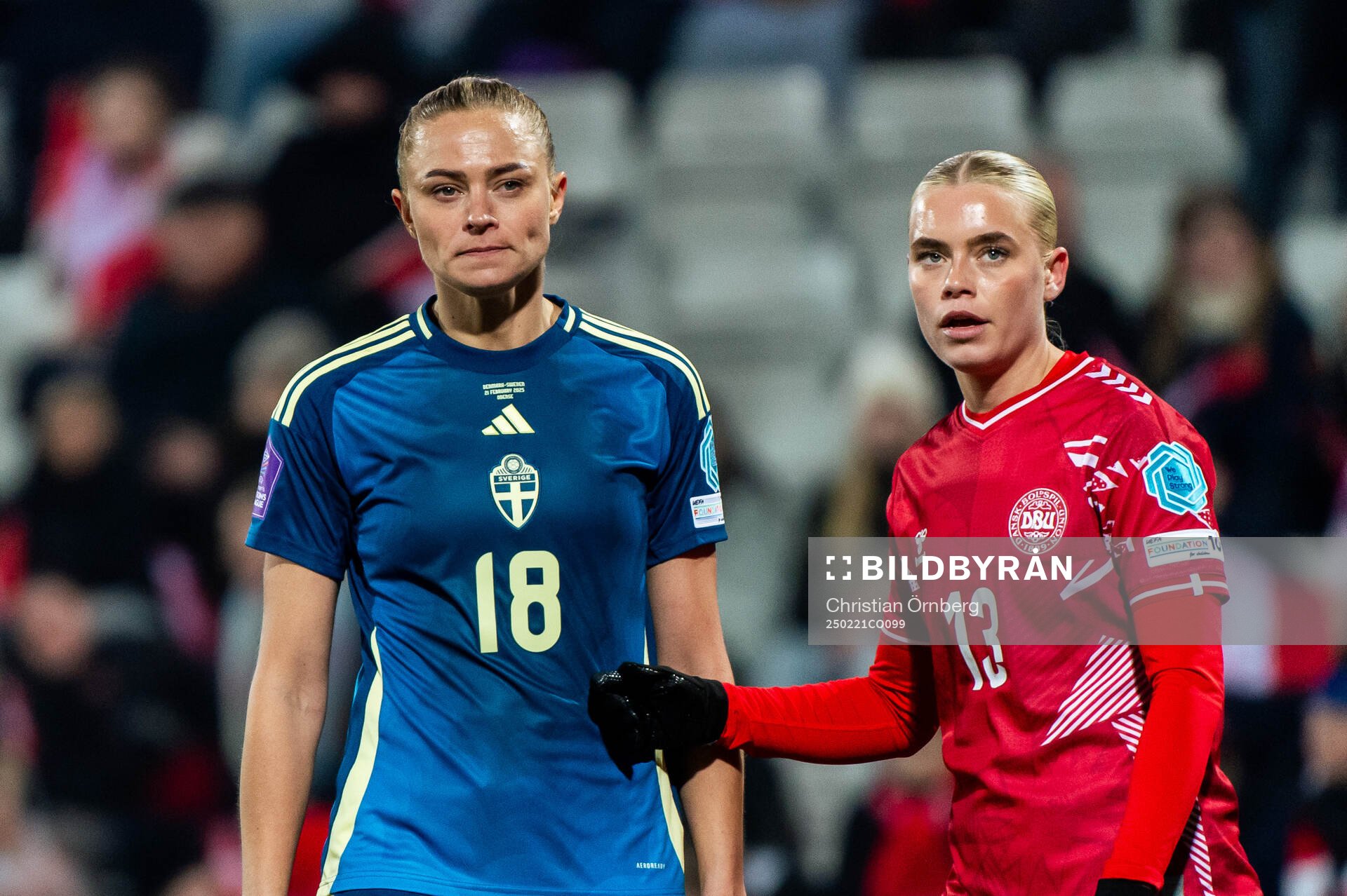 Fridolina Rolfö of Sweden and Cornelia Kramer of Denmark